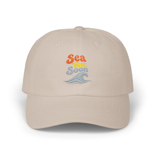 SEA YOU SOON Embroidered Beach Hat