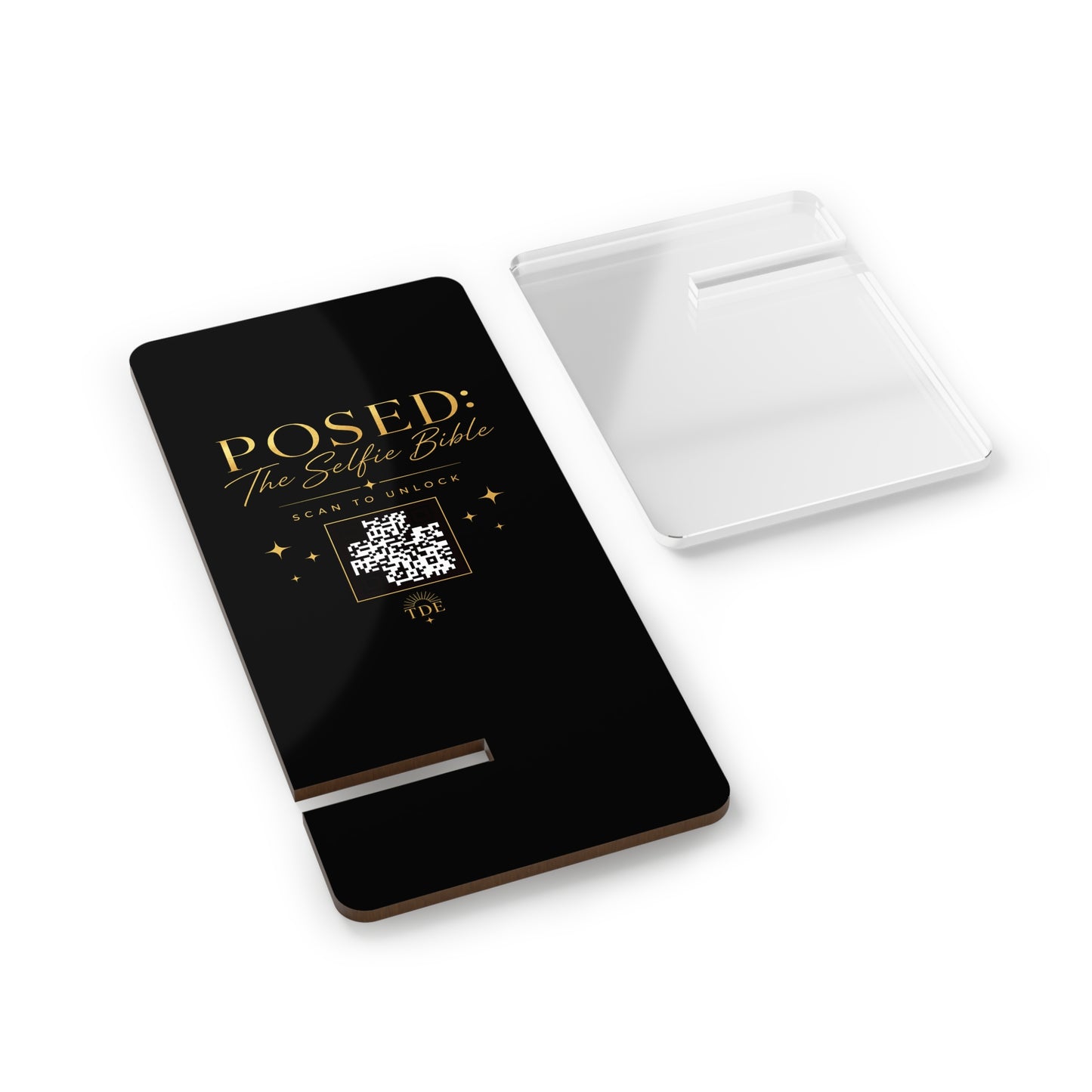 POSED: The Selfie Bible SMARTPHONE DISPLAY STAND with LUXURY ACCESS QR CODE INCLUDED