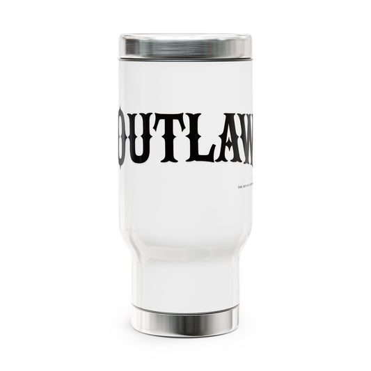 OUTLAW Travel Mug — 14oz Stainless Steel Insulated Coffee Country Tumbler with Handle