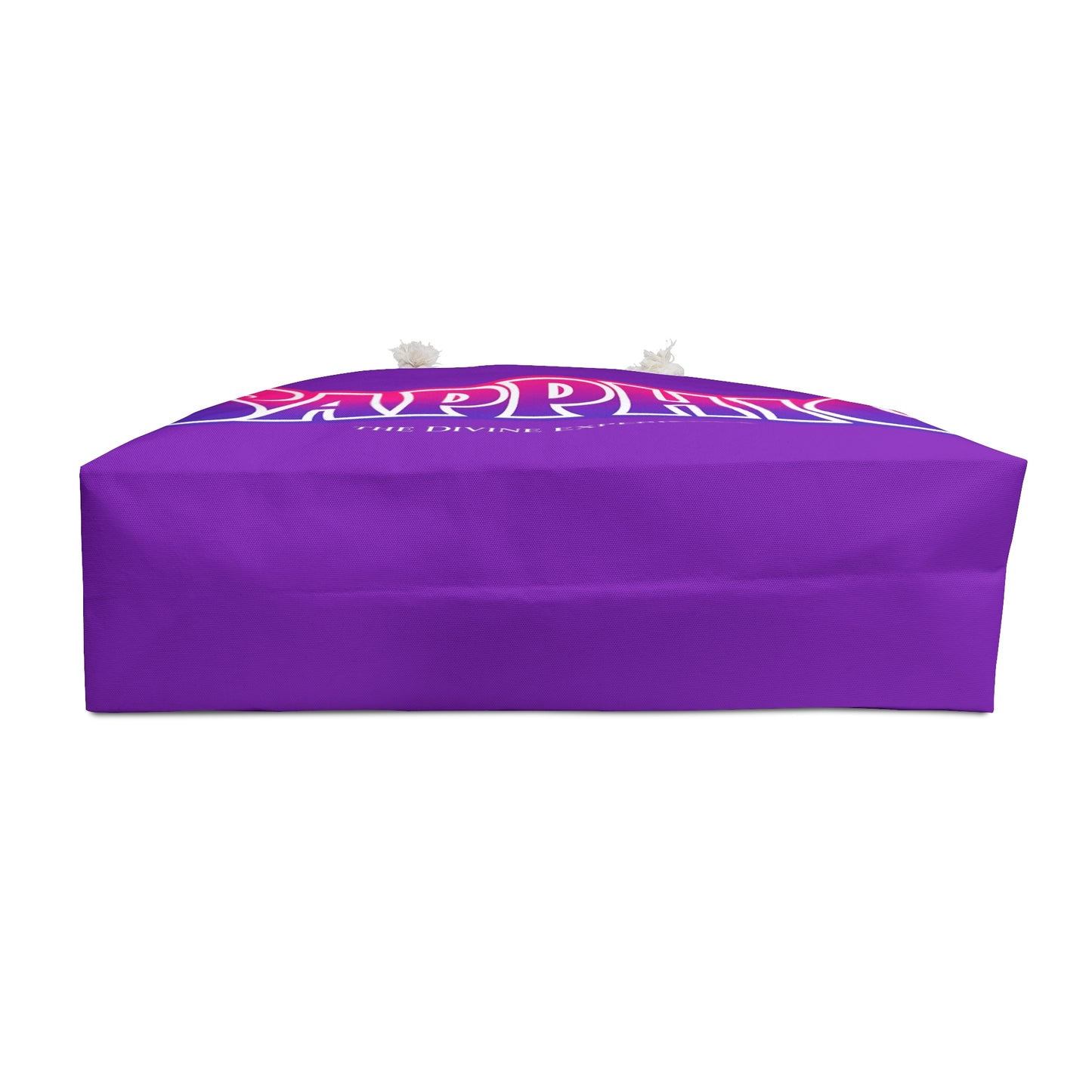 SAPPHIC Weekender Bag — Bold Purple Lesbian Pride Travel Tote