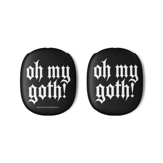 OH MY GOTH AirPod Max Case — Gothic Text Ear Cup Covers