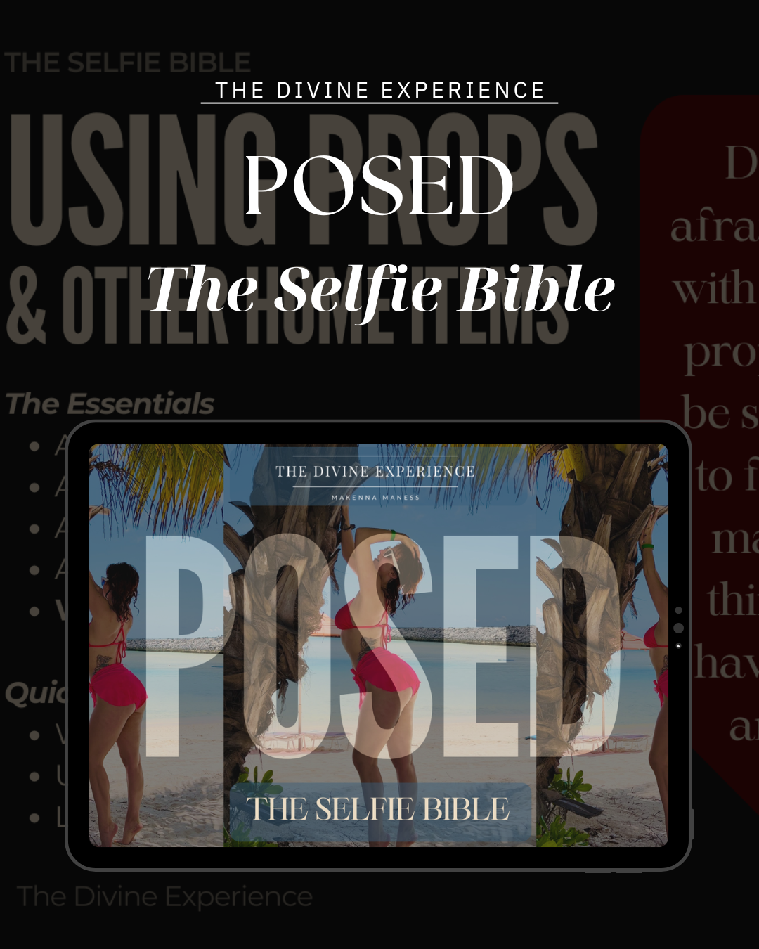 POSED: The Selfie Bible (Digital E-Book, 95 Pages)