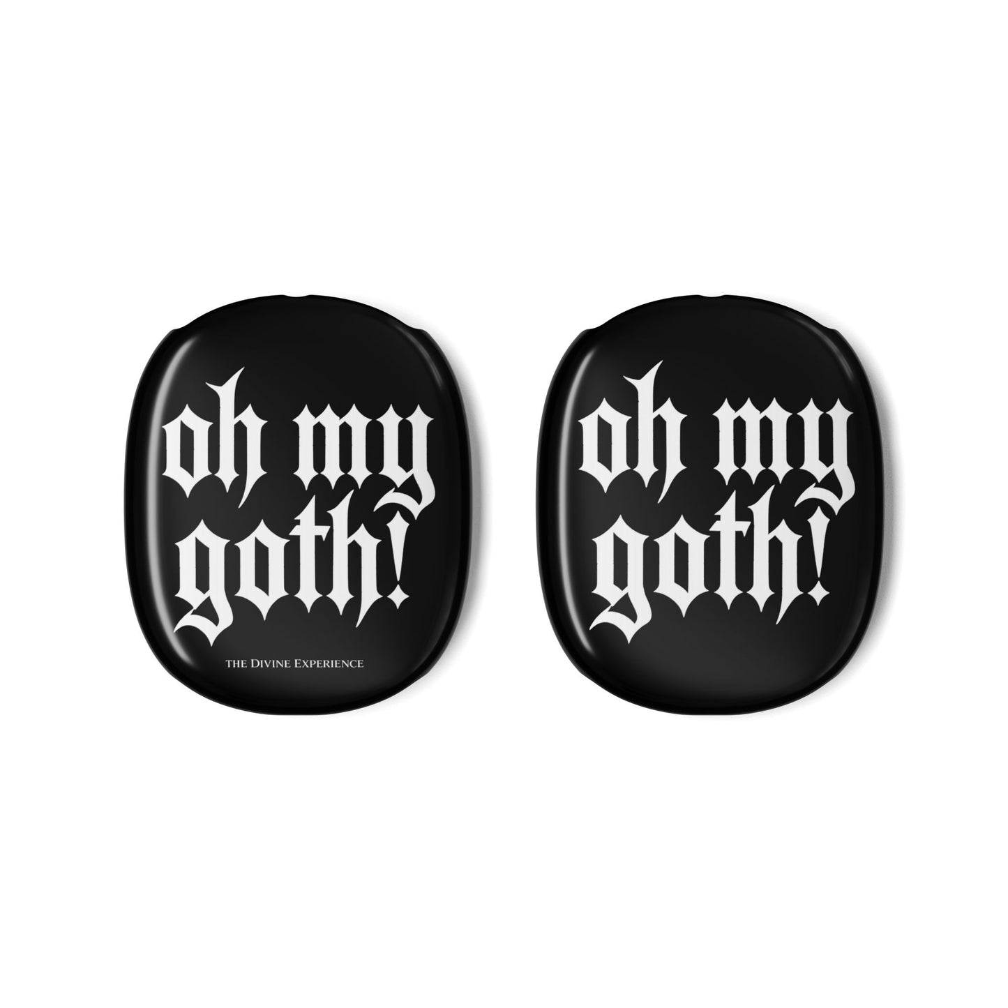 OH MY GOTH AirPod Max Case — Gothic Text Ear Cup Covers