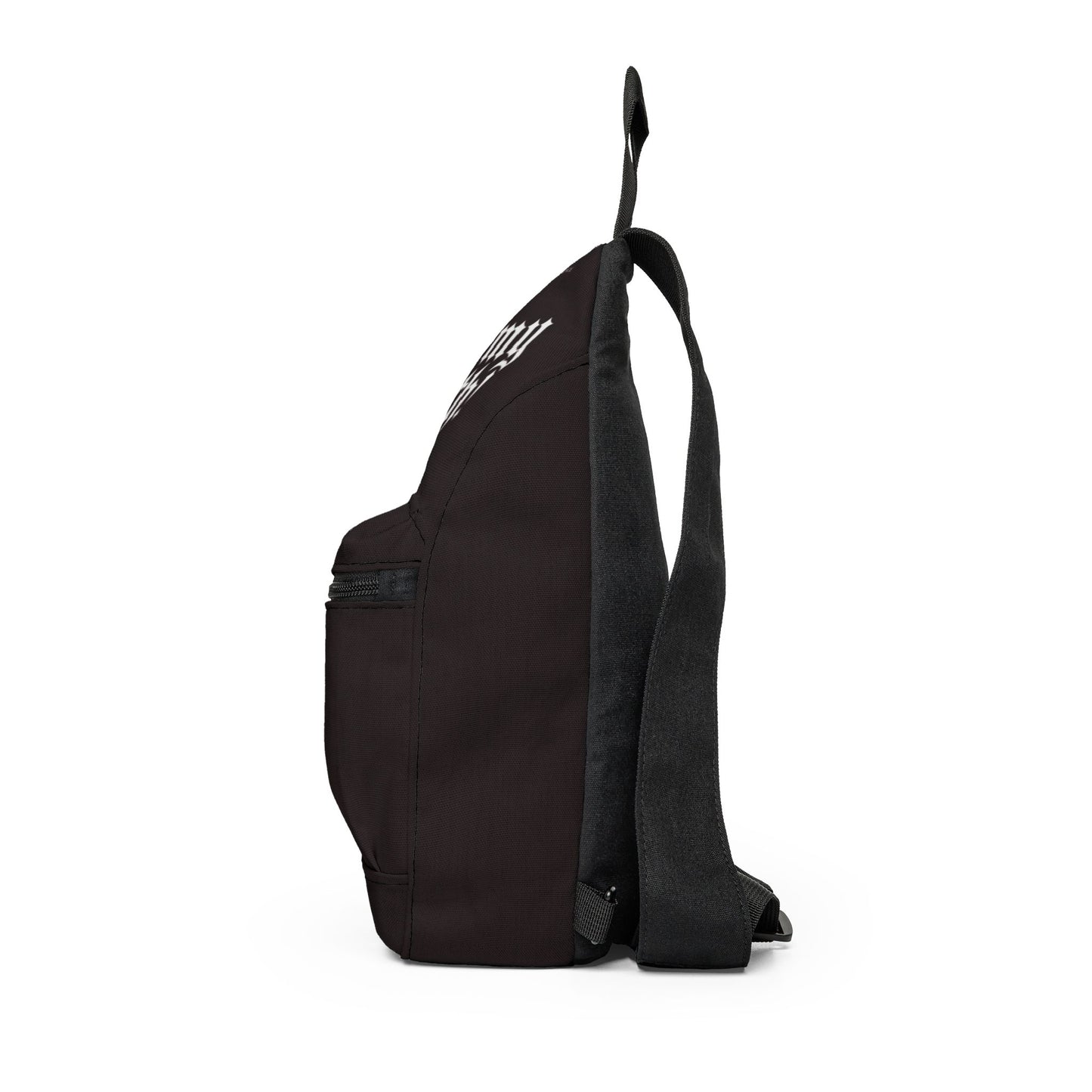 OH MY GOTH! Black Gothic Sling Bag – Goth Statement Crossbody for Everyday & Halloween
