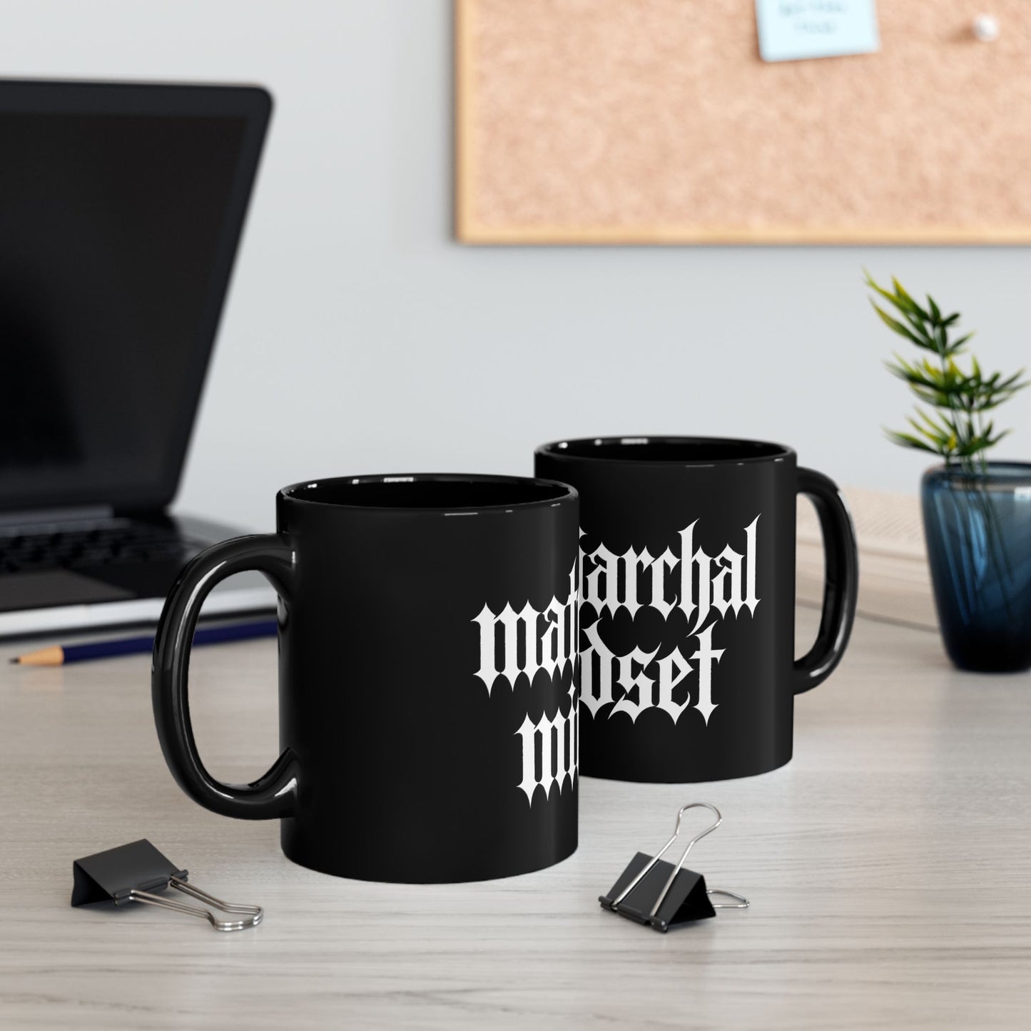 MATRIARCHAL MINDSET Black Mug