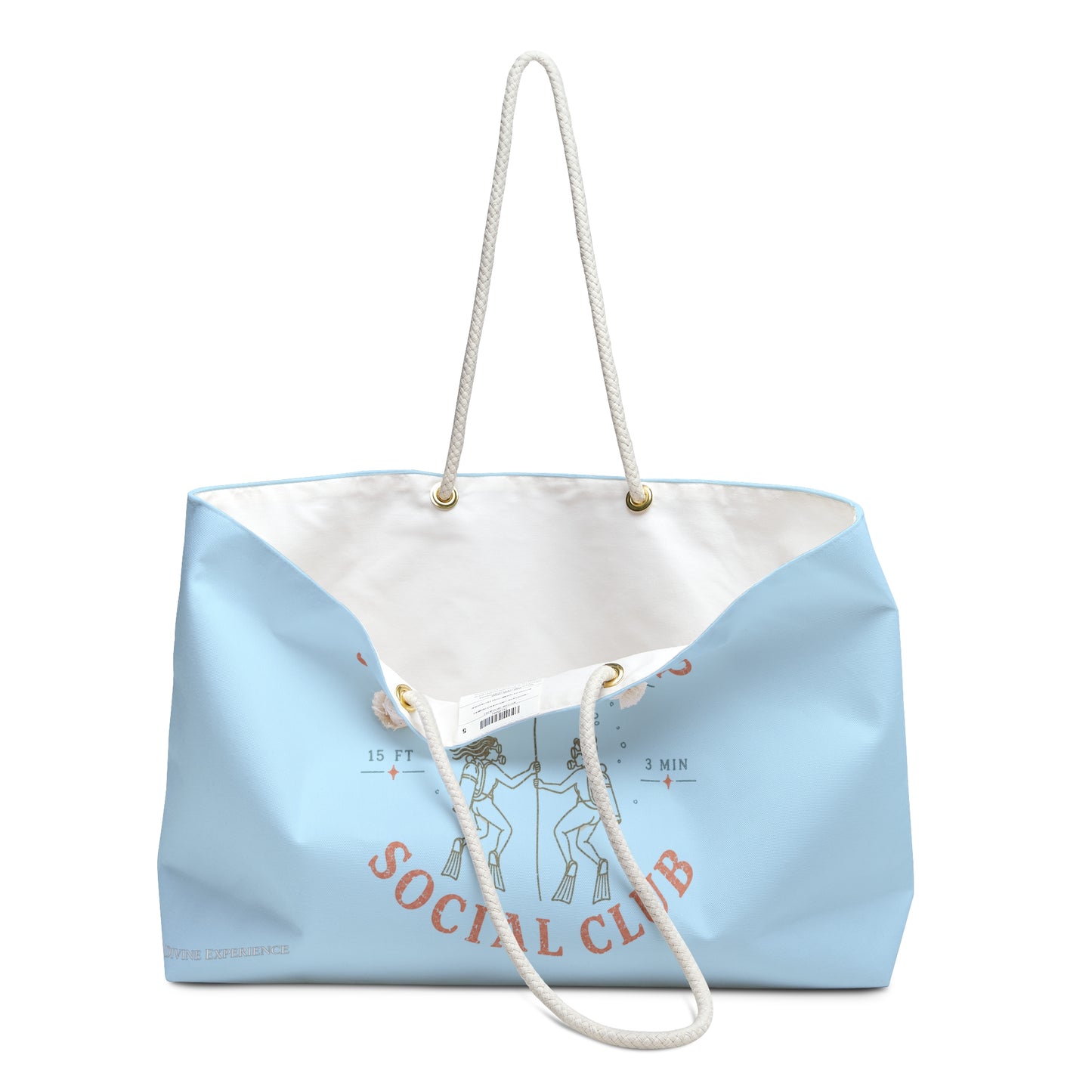 SAFETY STOP SOCIAL CLUB Weekender Bag — Scuba Diving Travel Tote