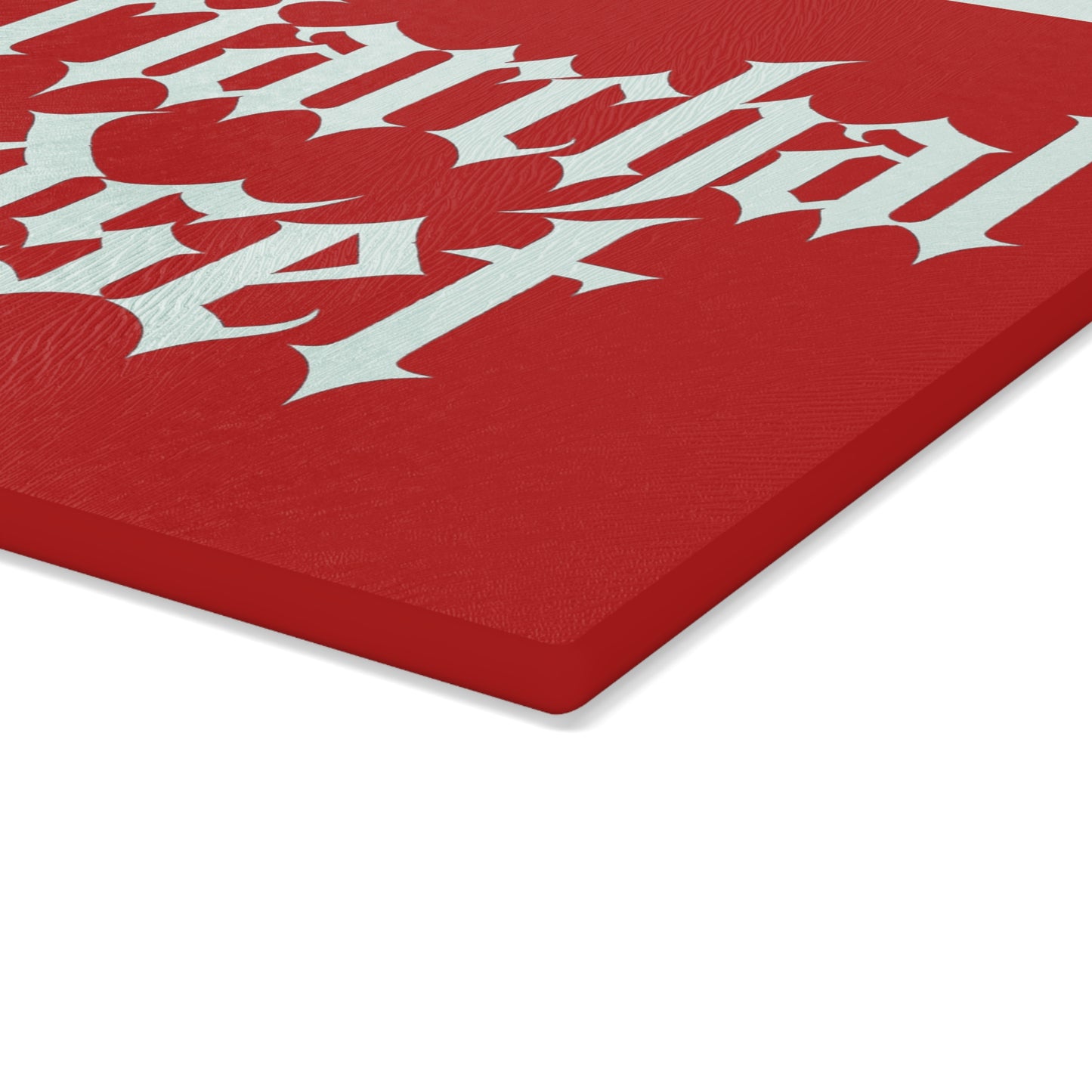 MATRIARCHAL MINDSET Glass Cutting Board — Bold Feminist Kitchen Décor