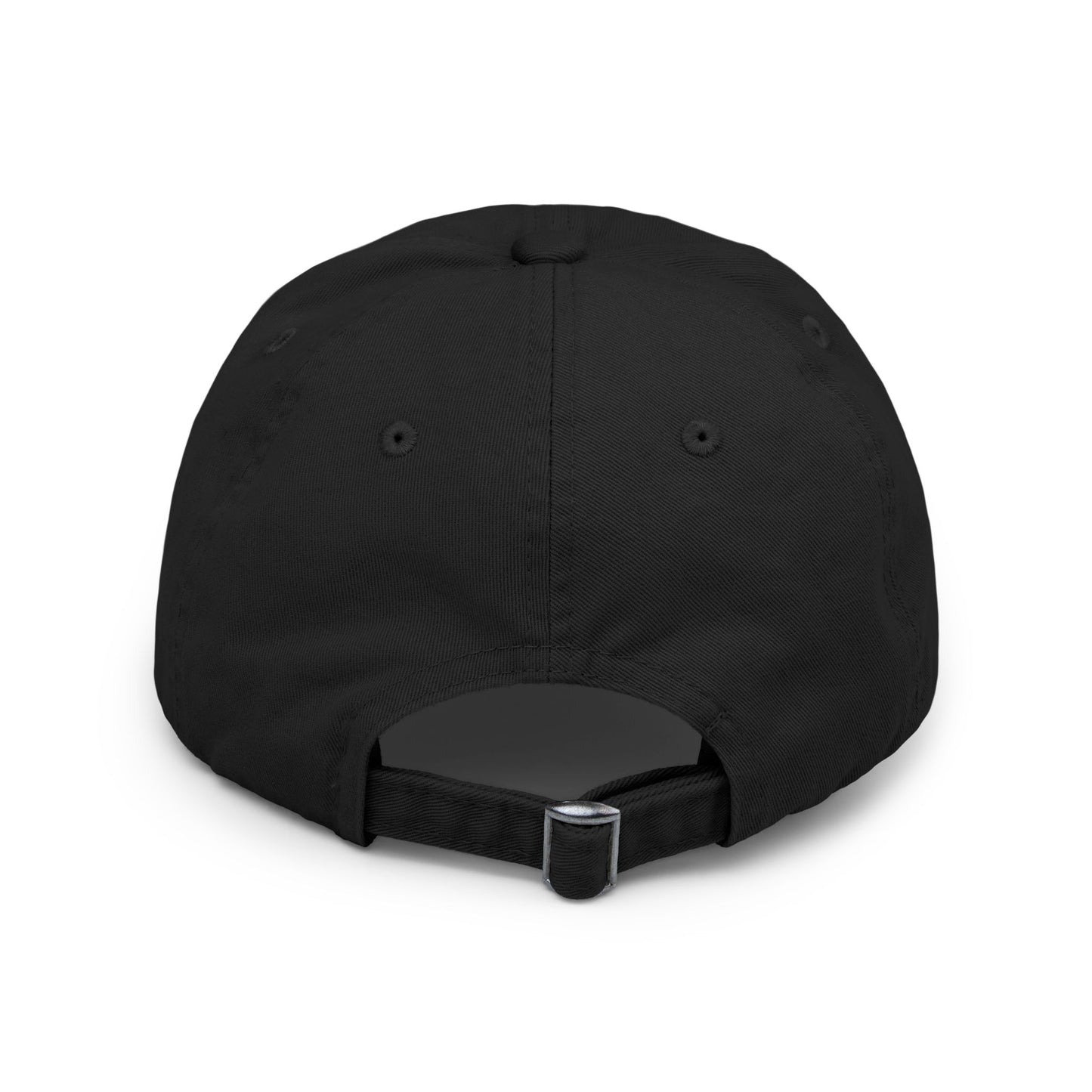 BITCH Distressed Cap – Gothic Script Embroidered Baseball Hat