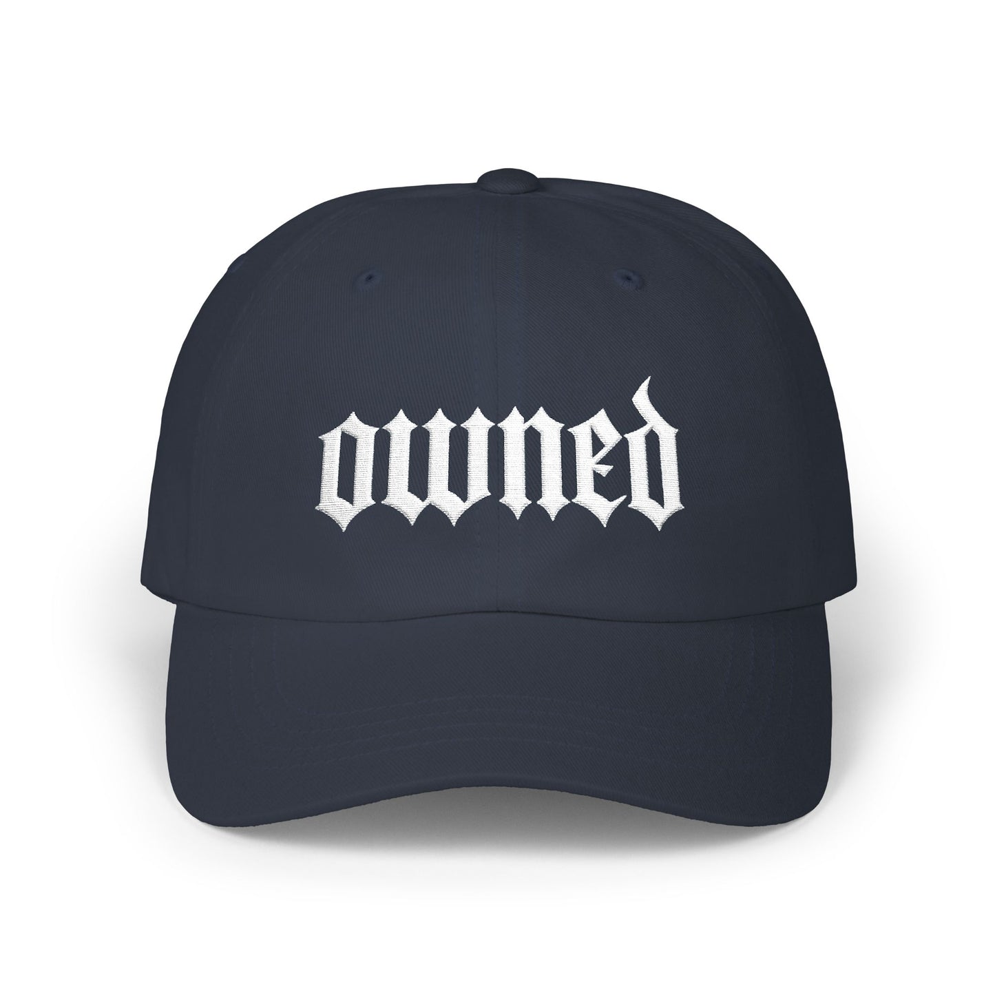 OWNED Dad Cap — Vintage BDSM Gothic Embroidered Trucker Hat