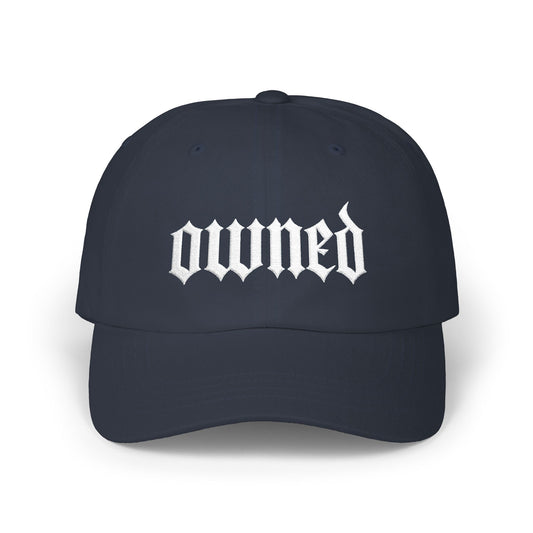 OWNED Dad Cap — Vintage BDSM Gothic Embroidered Trucker Hat