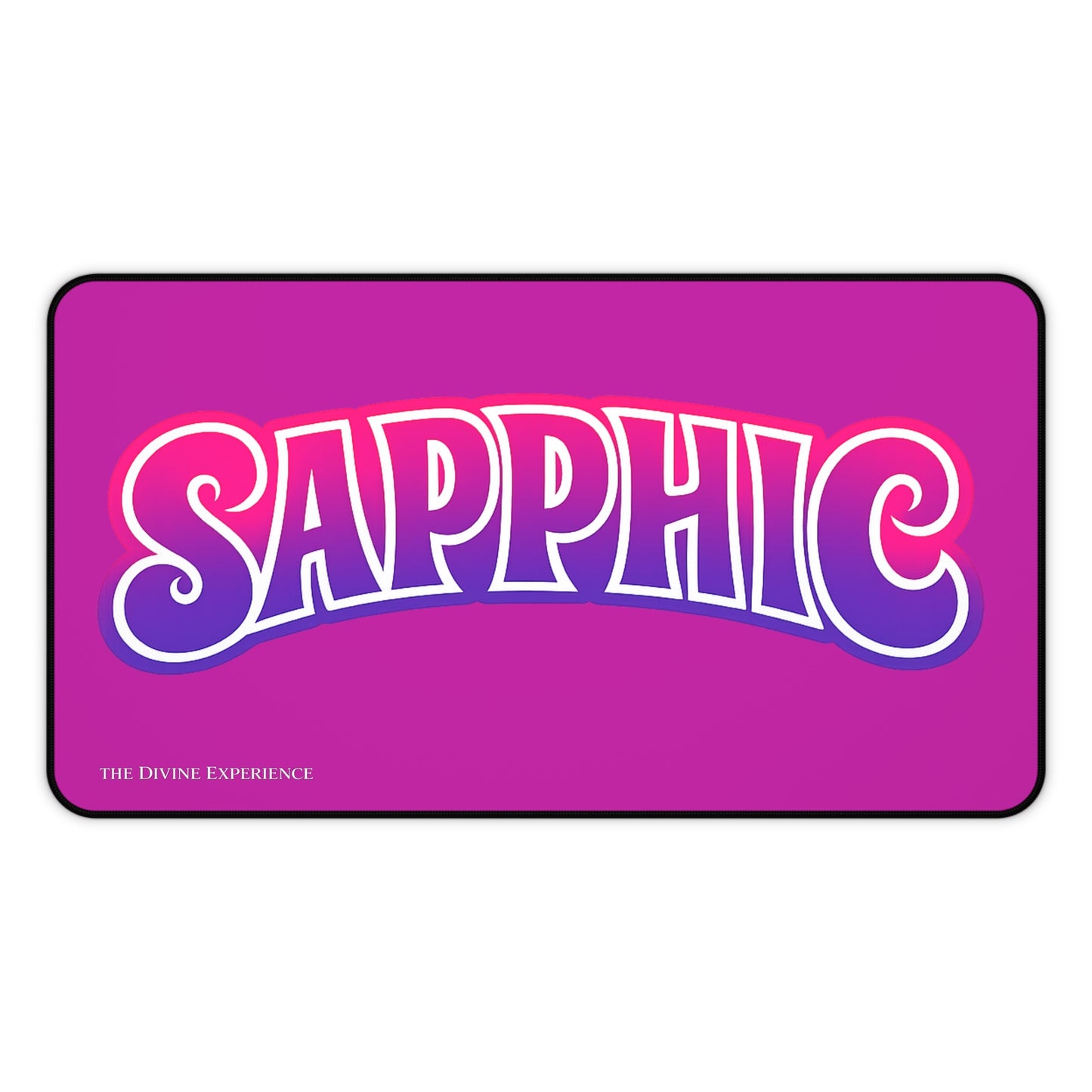 SAPPHIC Desk Mat — Pink & Purple Pride Keyboard Pad