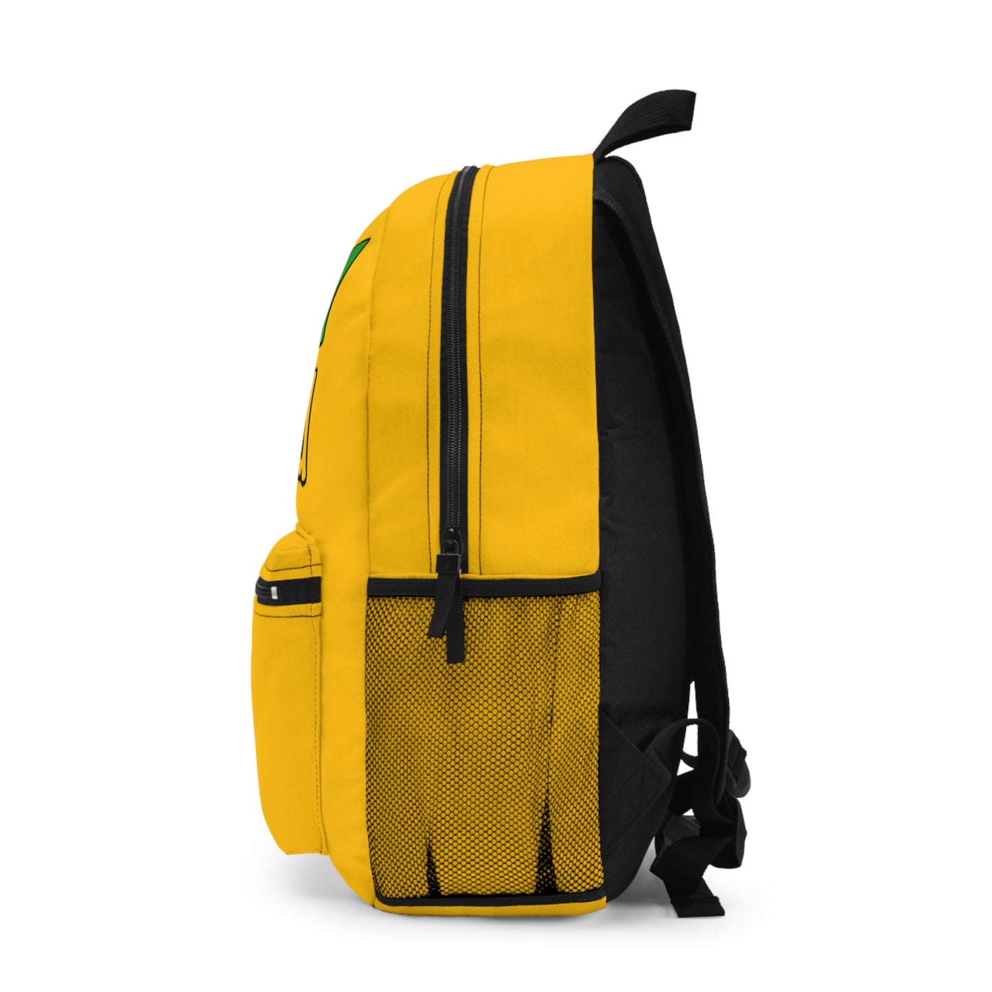 LOUD & PROUD LGBTQ Yellow Backpack — Vibrant Rainbow Statement Bag
