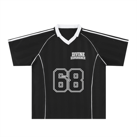 U OWE ME 1 Shadow Stripe Collared Soccer Jersey