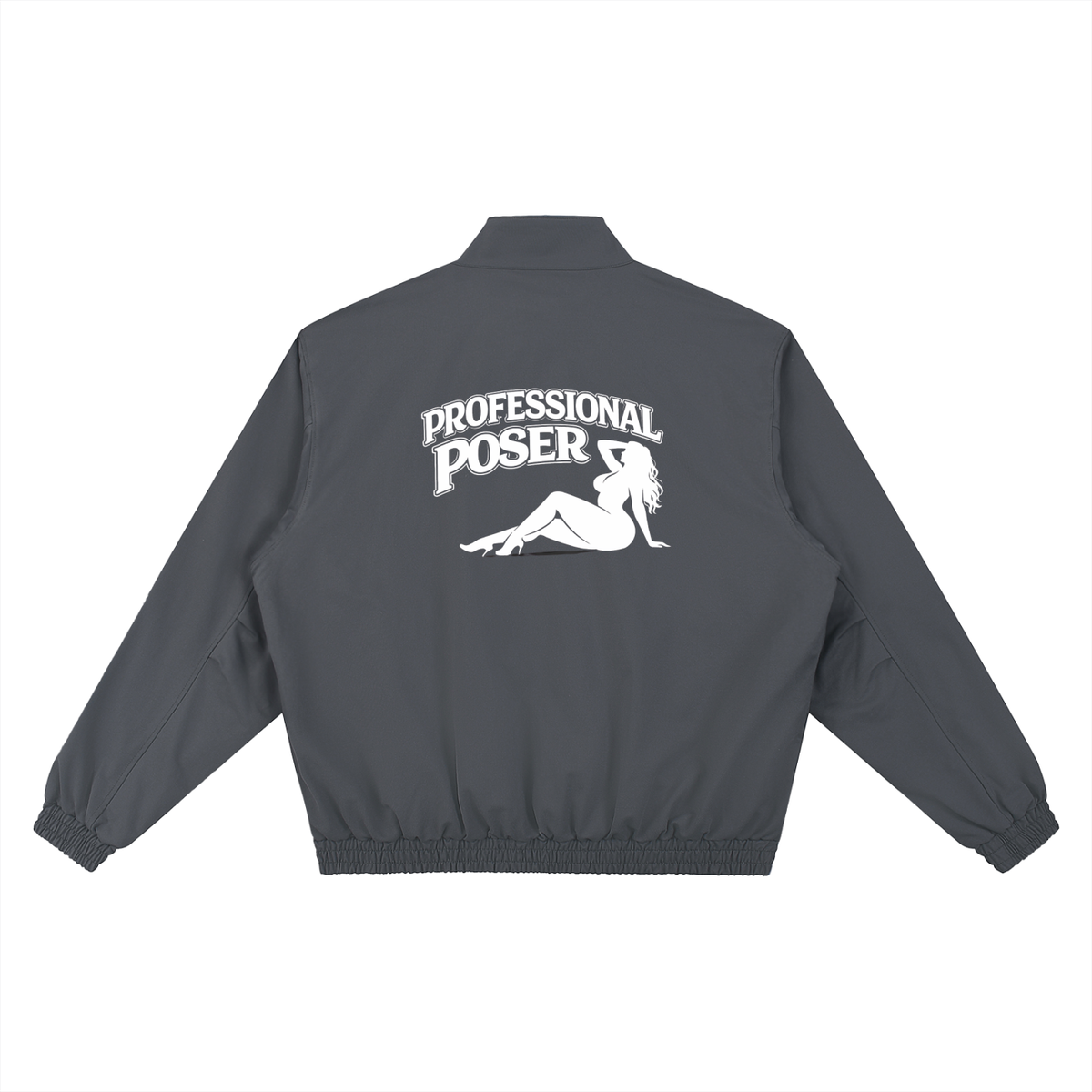PROFESSIONAL POSER Stand Collar Bomber Jacket
