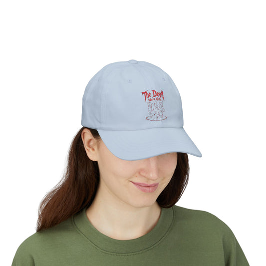 THE DEVIL WEARS NADA Dad Cap — Embroidered Retro Graphic Hat