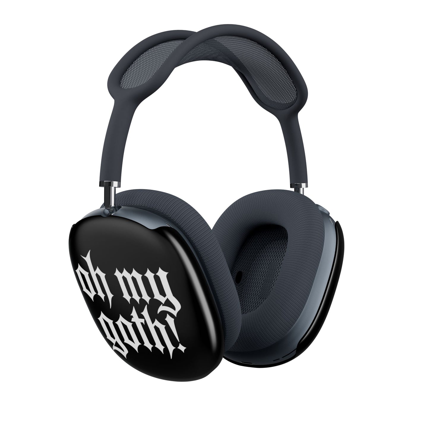 OH MY GOTH AirPod Max Case — Gothic Text Ear Cup Covers