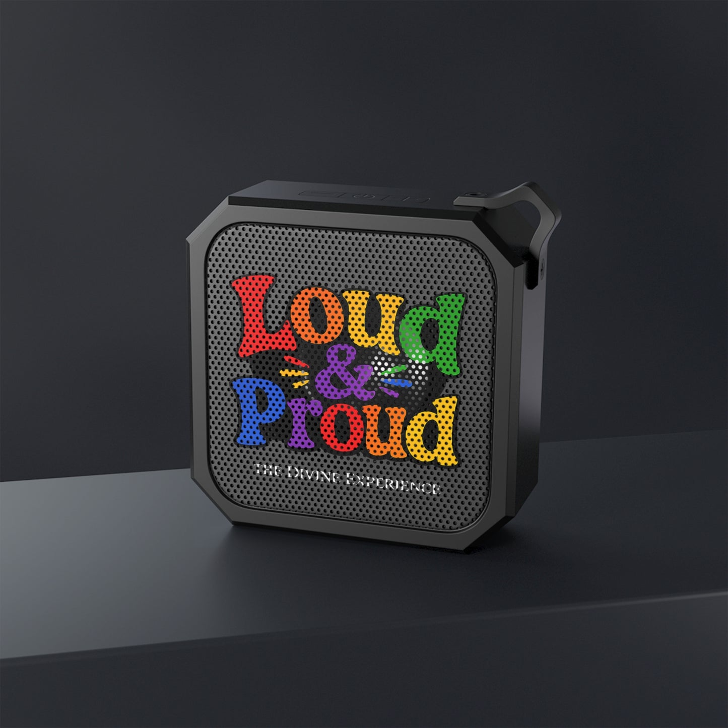 LOUD & PROUD LGBTQ Portable Bluetooth Speaker — Waterproof Outdoor Speaker with LGBTQ Design