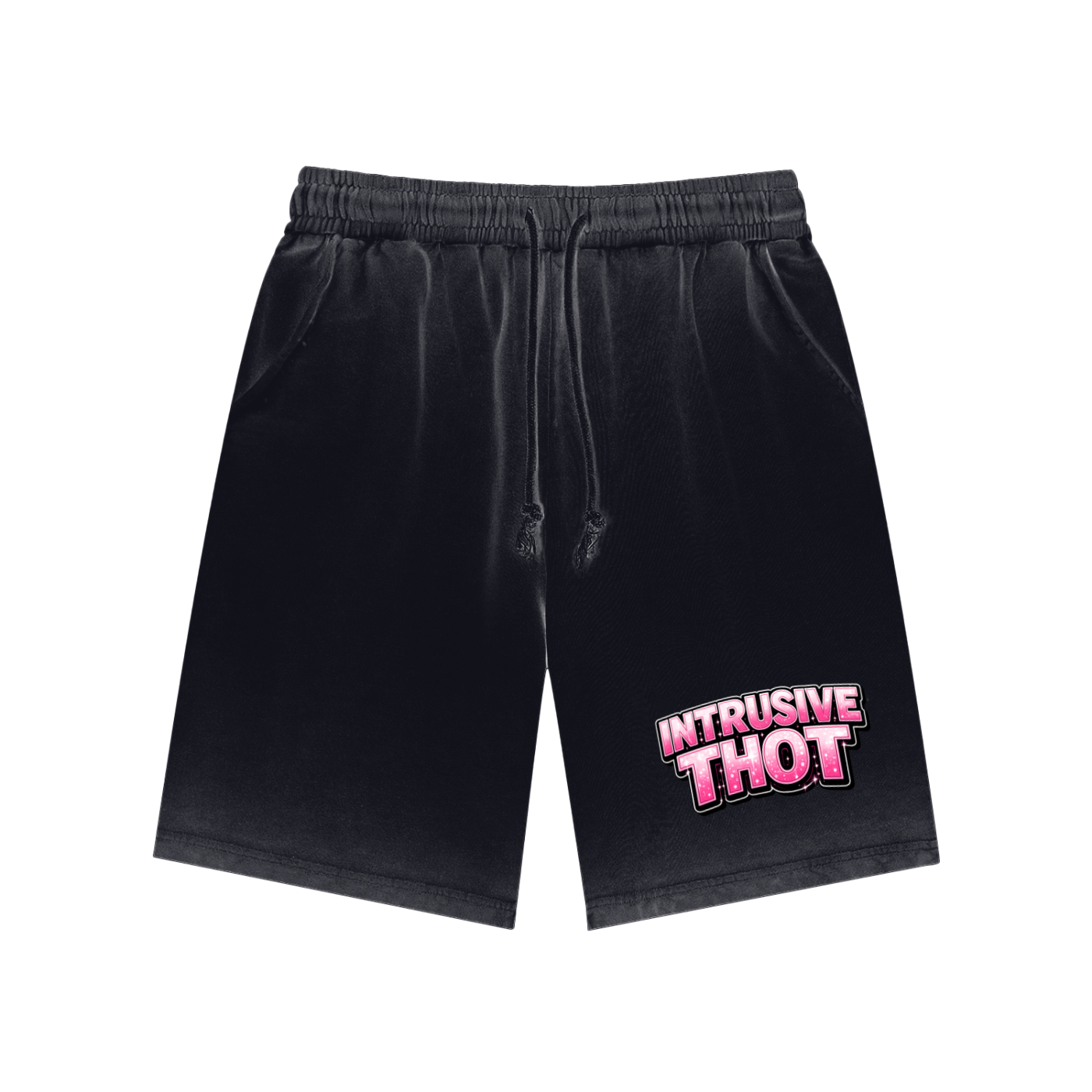 INTRUSIVE THOT Reverse Dyed Sweatshorts