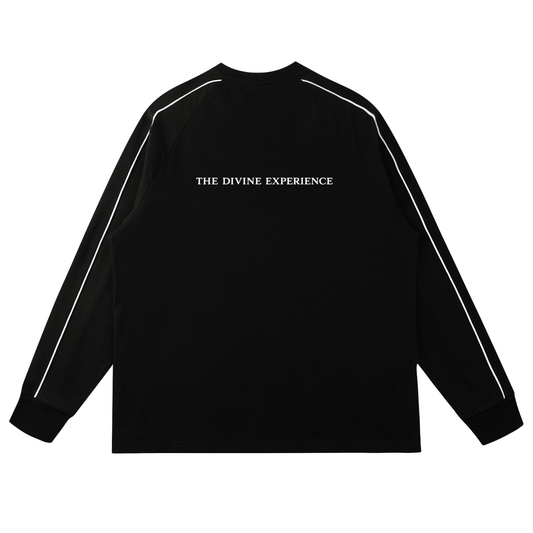 VISION BOARD Contrast Panel Raglan Sweatshirt
