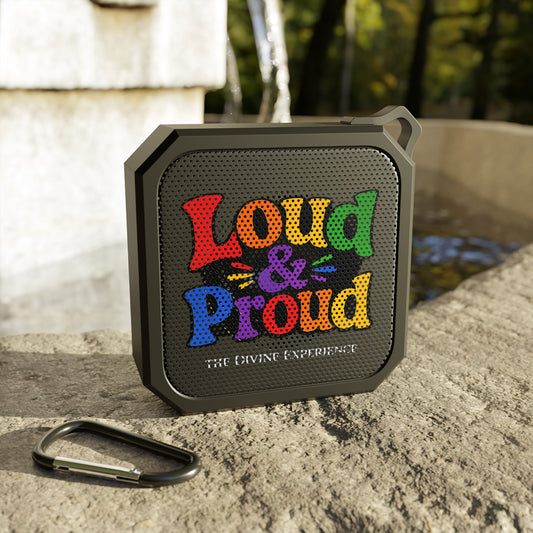 LOUD & PROUD LGBTQ Portable Bluetooth Speaker — Waterproof Outdoor Speaker with LGBTQ Design