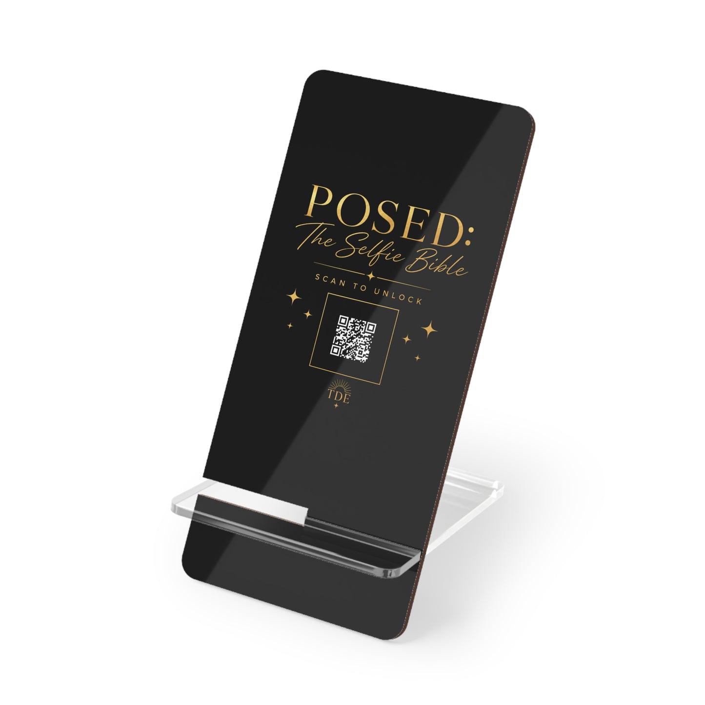 POSED: The Selfie Bible Smartphone Display Stand with Luxury Access QR Code
