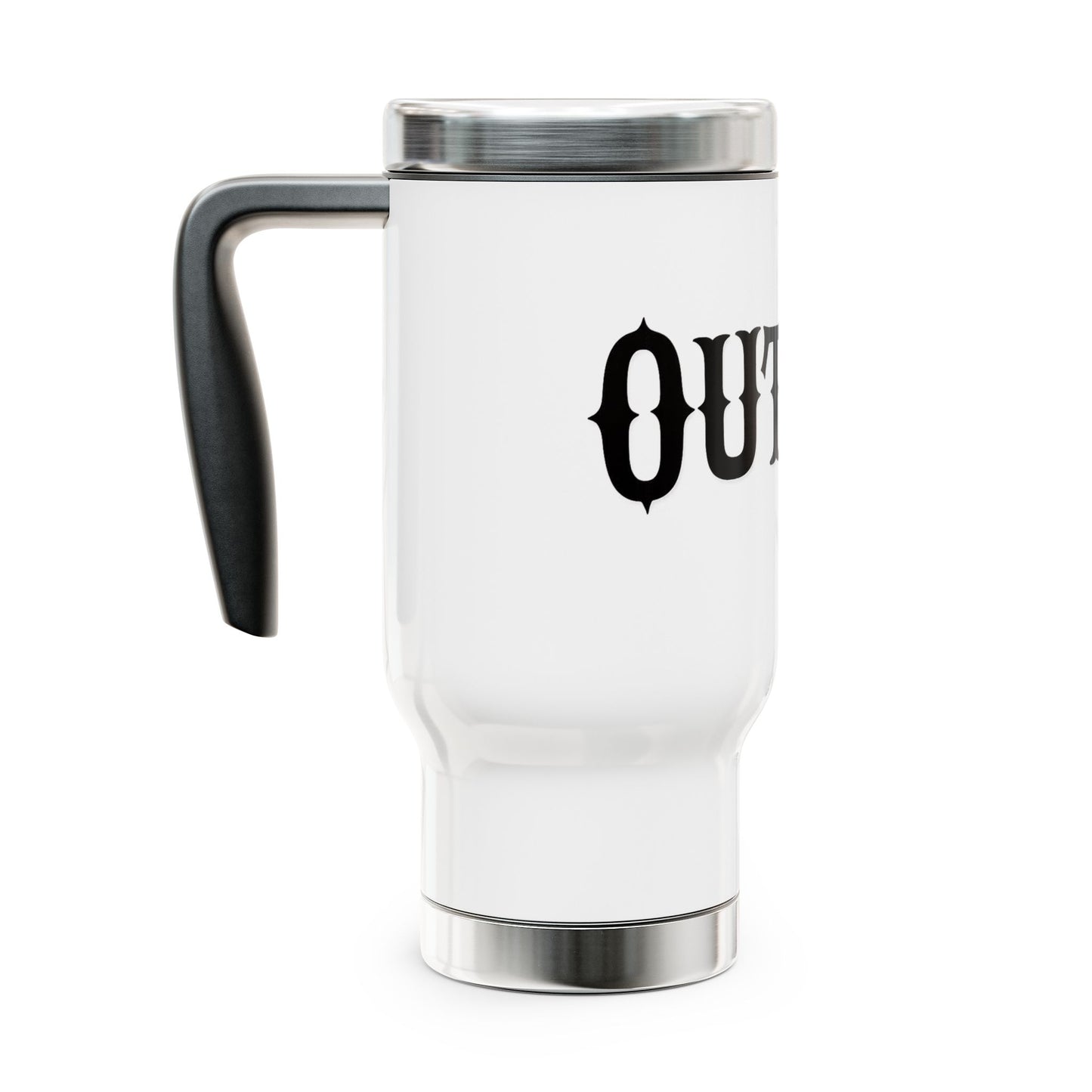 OUTLAW Travel Mug — 14oz Stainless Steel Insulated Coffee Country Tumbler with Handle