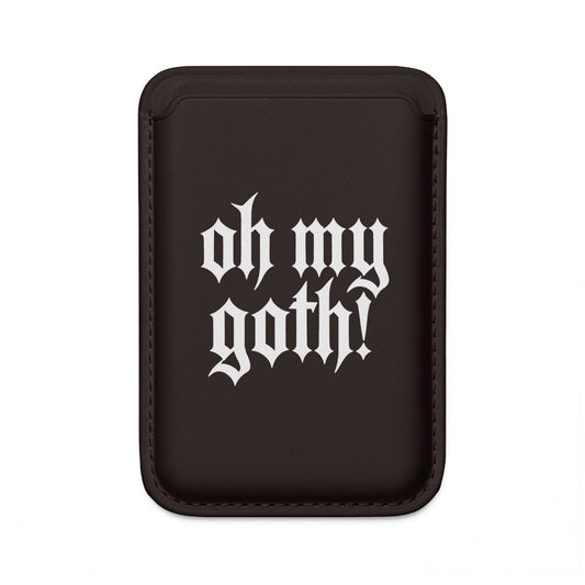 OH MY GOTH! Vegan MagSafe Wallet — Gothic Card Sleeve