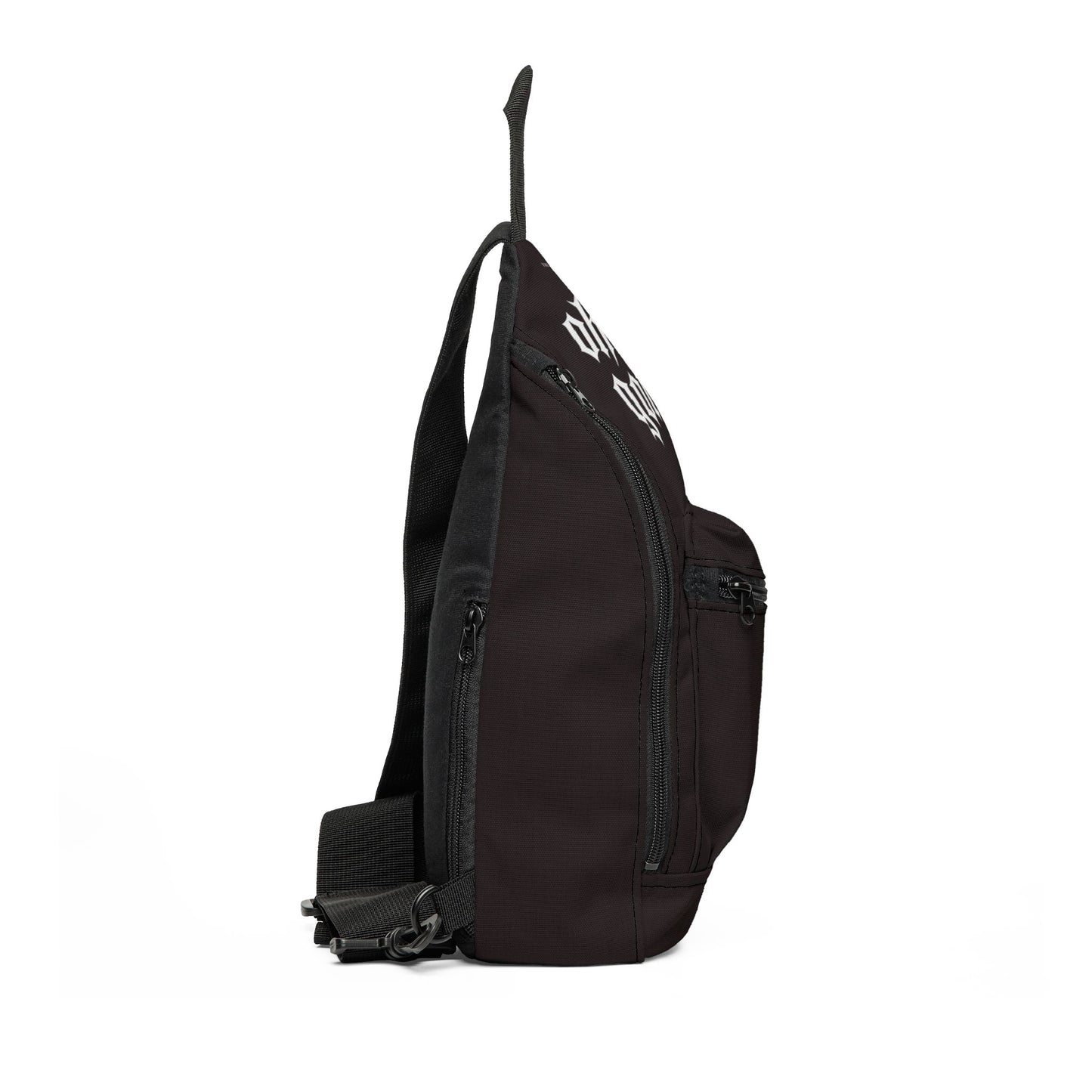 OH MY GOTH! Black Gothic Sling Bag – Goth Statement Crossbody for Everyday & Halloween