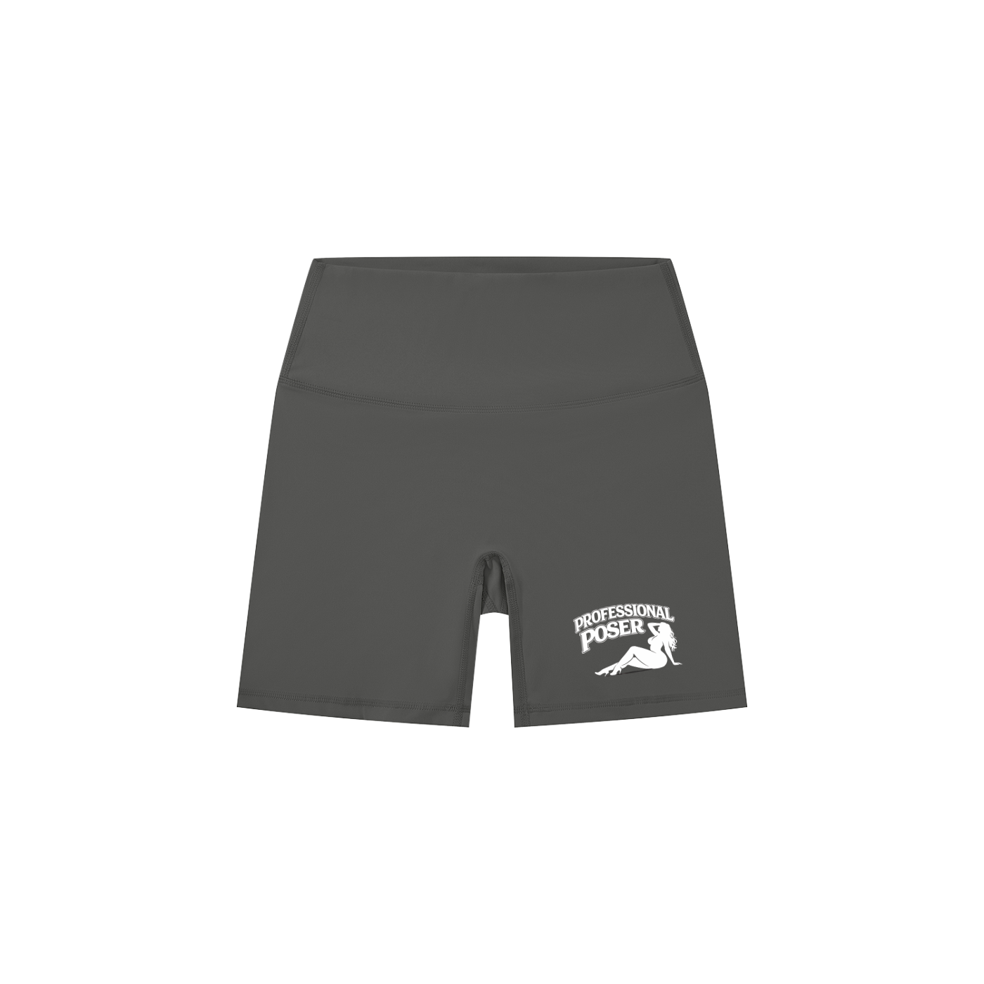 PROFESSIONAL POSER Women's High-Waisted Biker Shorts