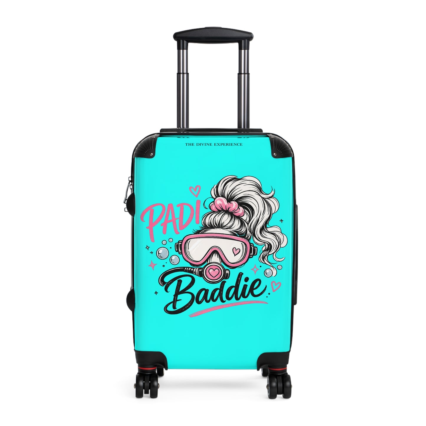 PADI BADDIE Carry-On Suitcase – Turquoise Scuba Dive Travel Luggage