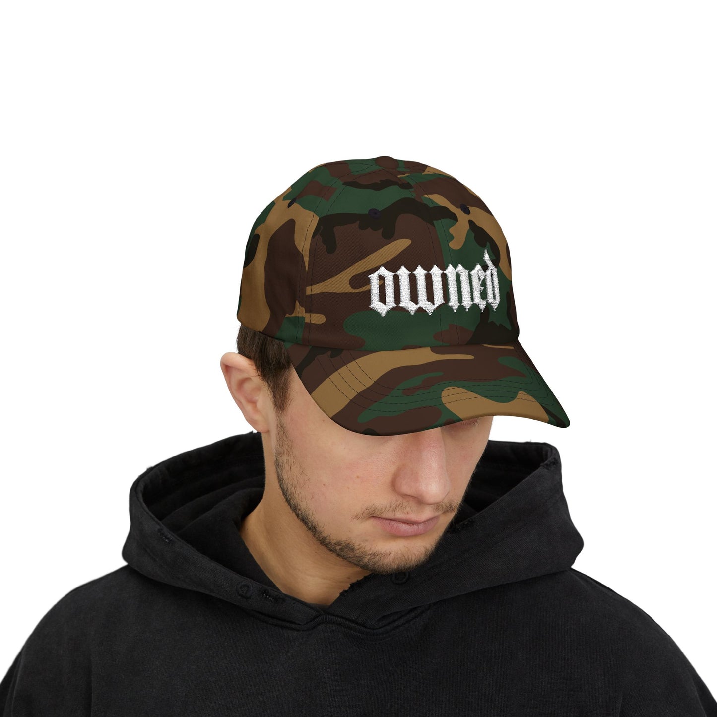 OWNED Dad Cap — Vintage BDSM Gothic Embroidered Trucker Hat