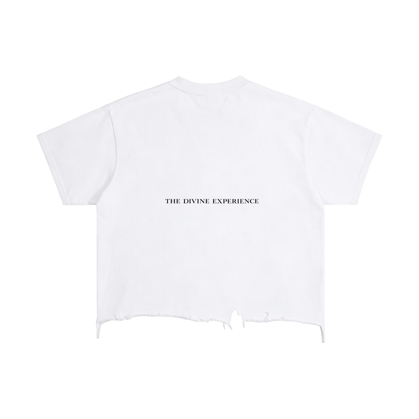 100% THAT SWITCH Vintage Wash Boxy Distressed Hem T-Shirt