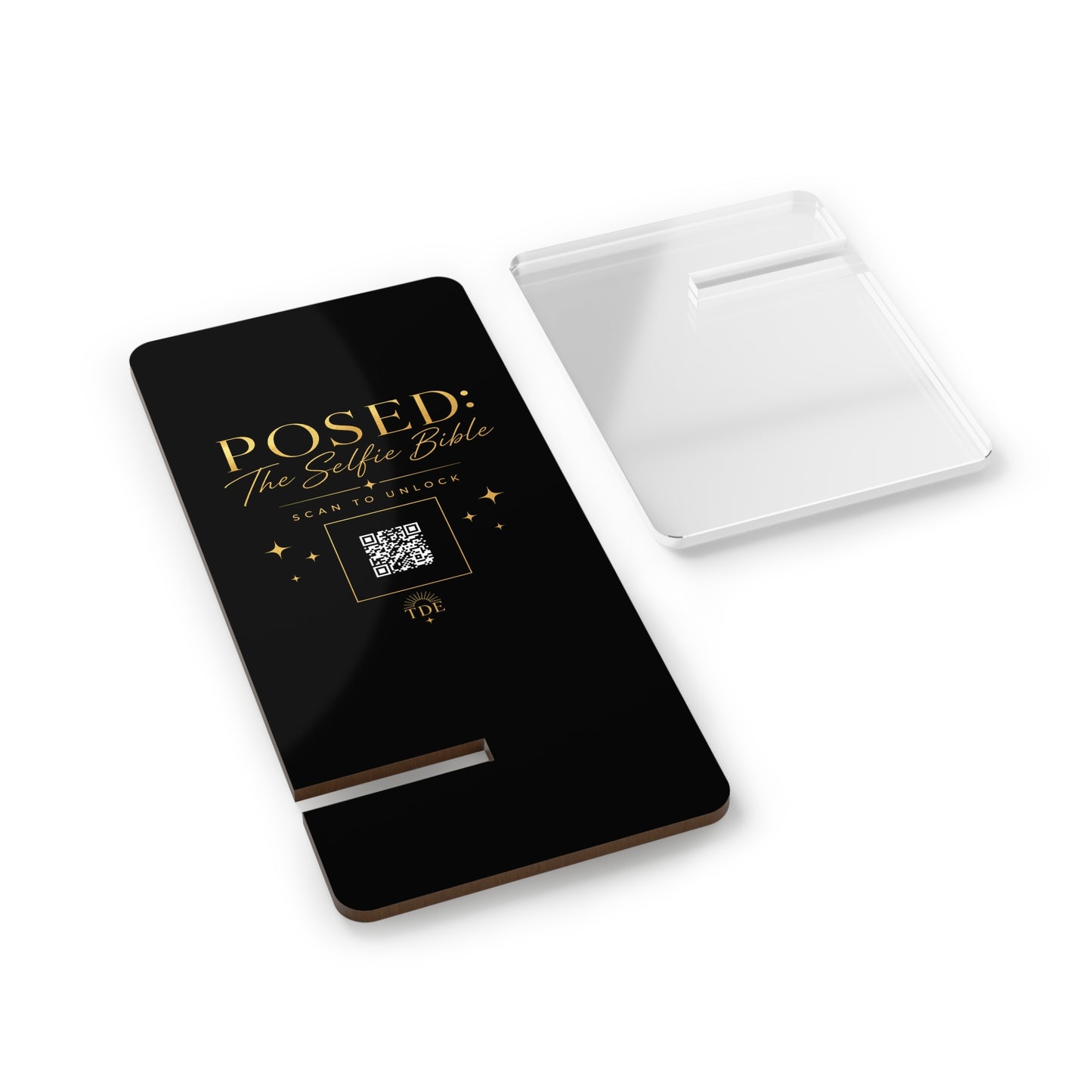POSED: The Selfie Bible Smartphone Display Stand with Luxury Access QR Code
