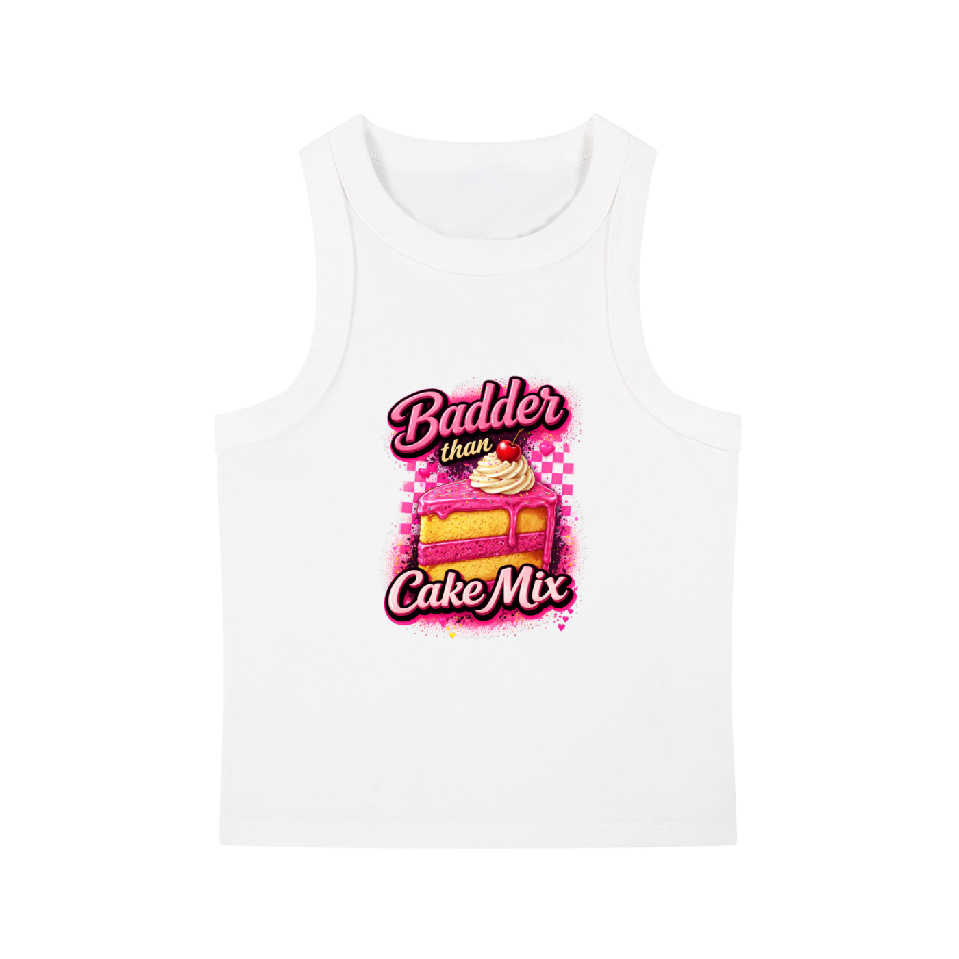 CAKE MIX Snow Washed Tank Top