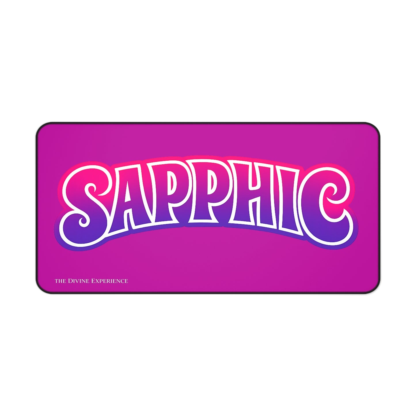 SAPPHIC Desk Mat — Pink & Purple Pride Keyboard Pad