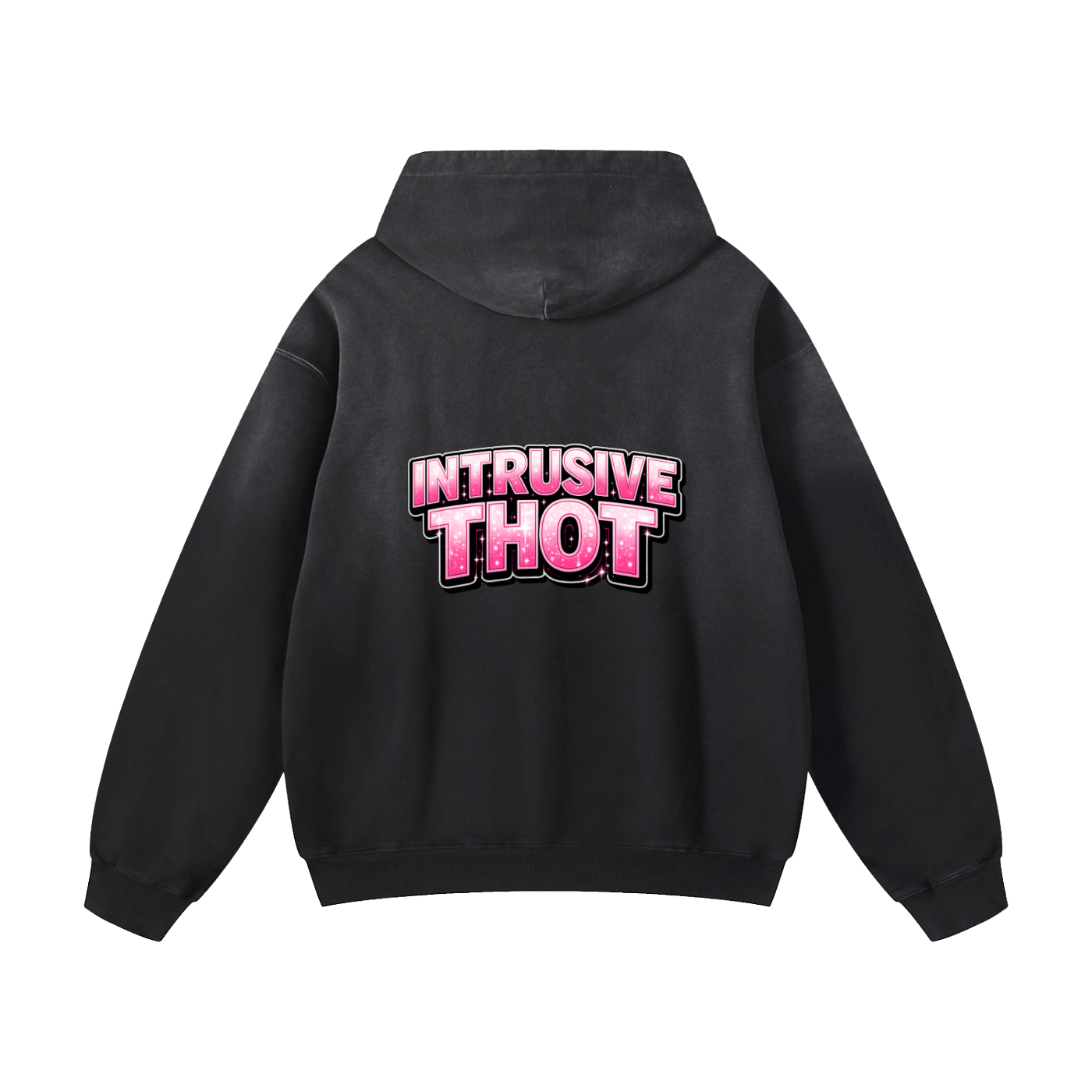 INTRUSIVE THOT Heavyweight Sunfade Oversized Hoodie