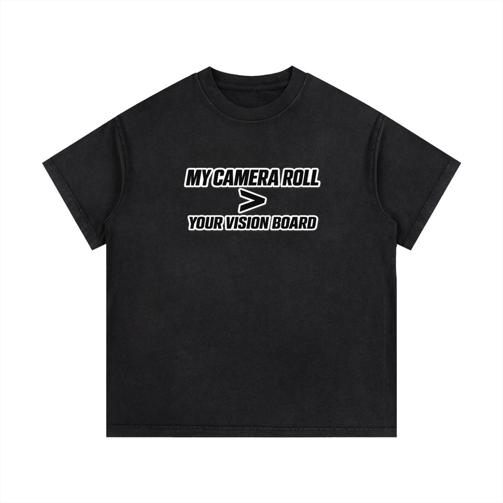 VISION BOARD Vintage Wash Cotton T-Shirt