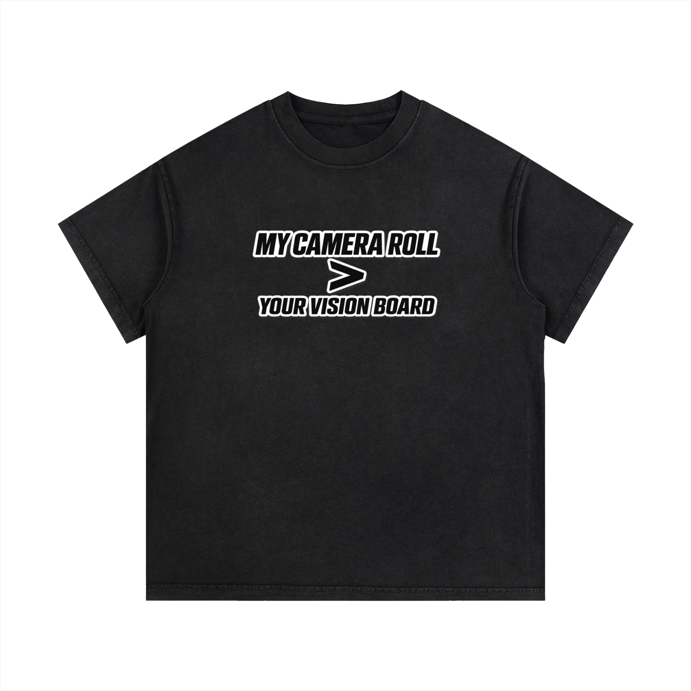 VISION BOARD Vintage Wash Cotton T-Shirt