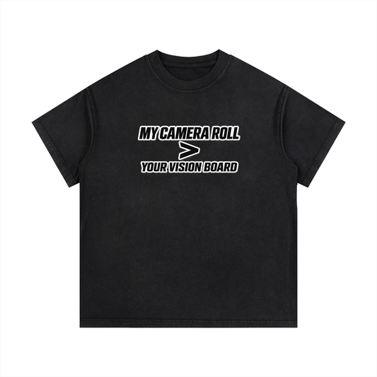 VISION BOARD Vintage Wash Cotton T-Shirt