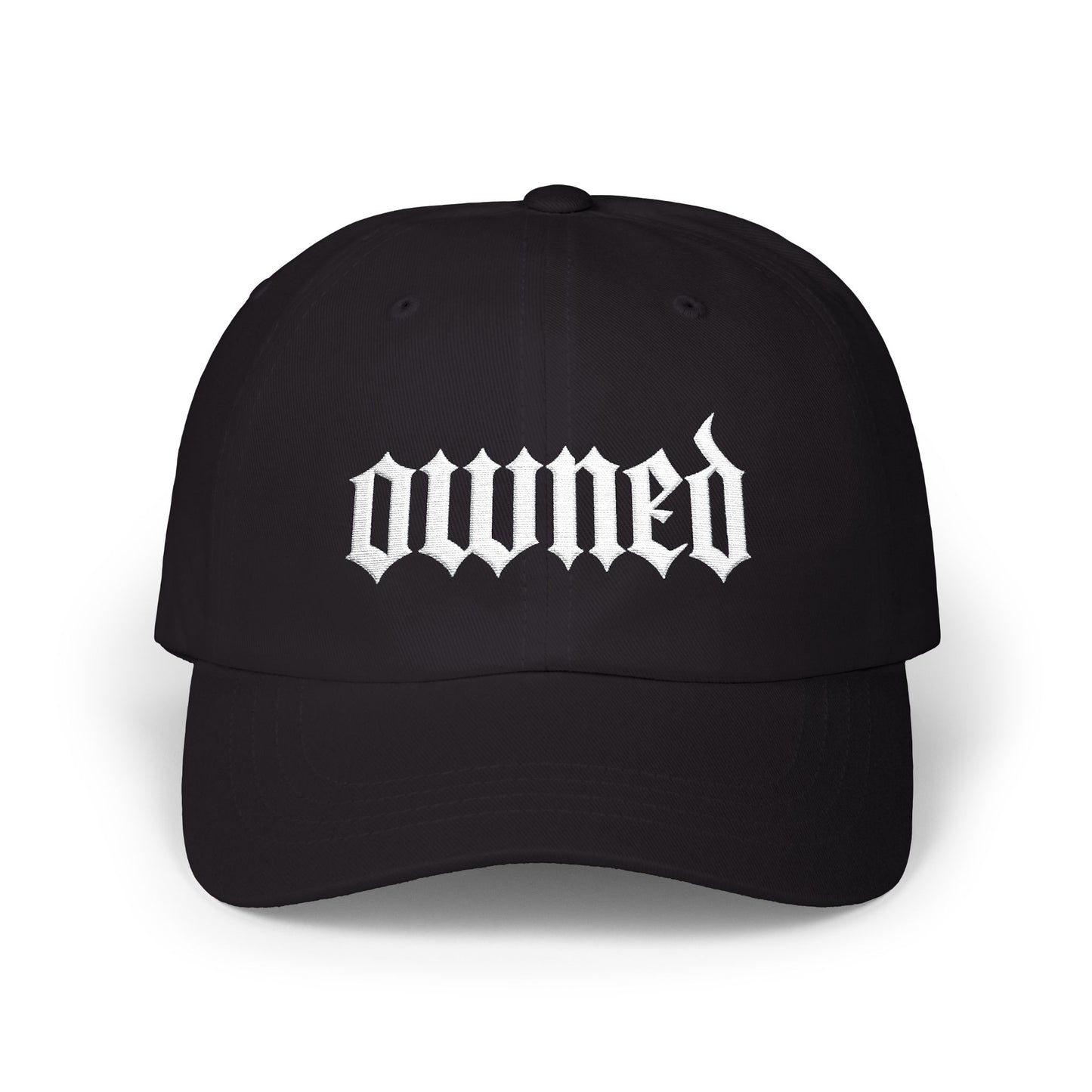 OWNED Dad Cap — Vintage BDSM Gothic Embroidered Trucker Hat