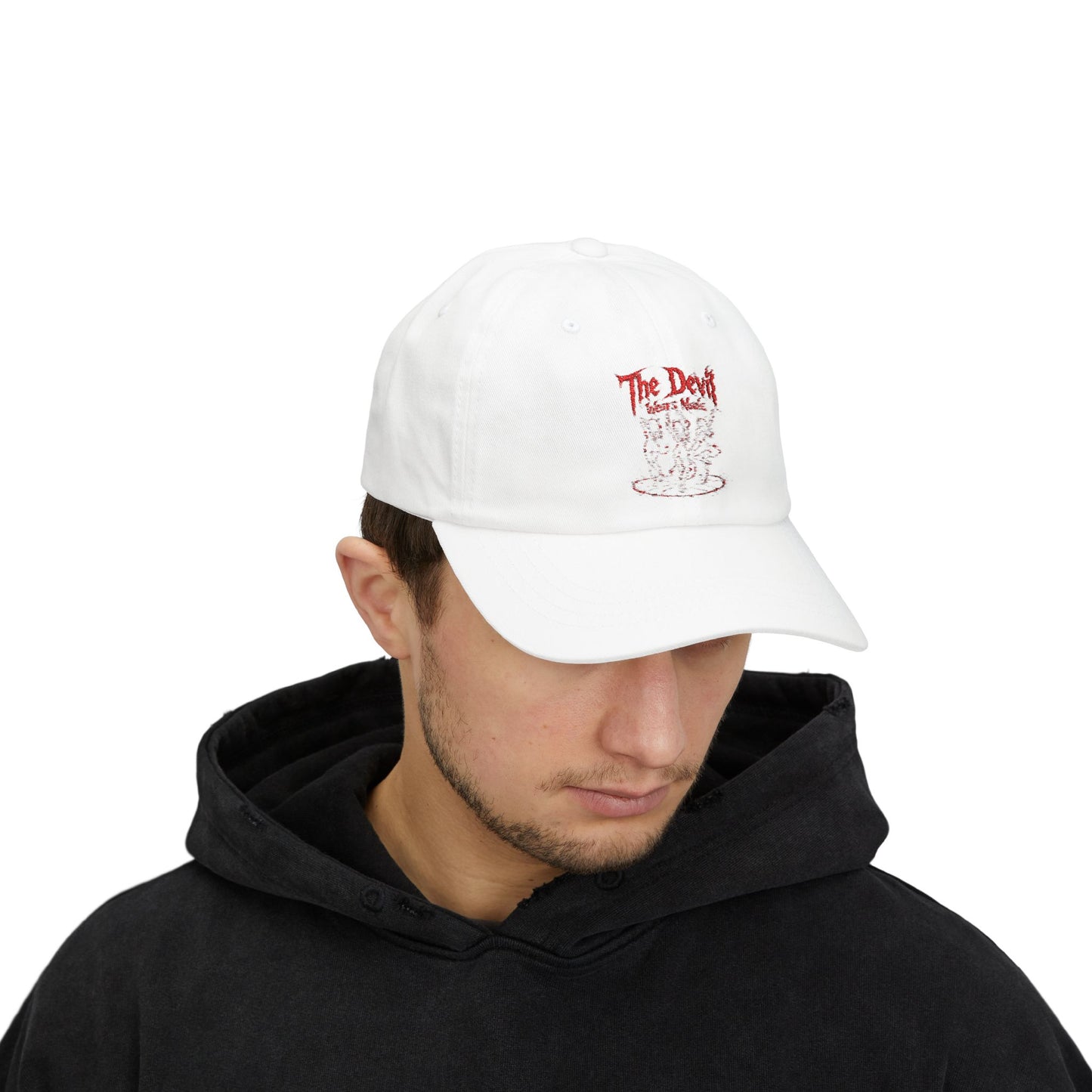 THE DEVIL WEARS NADA Dad Cap — Embroidered Retro Graphic Hat