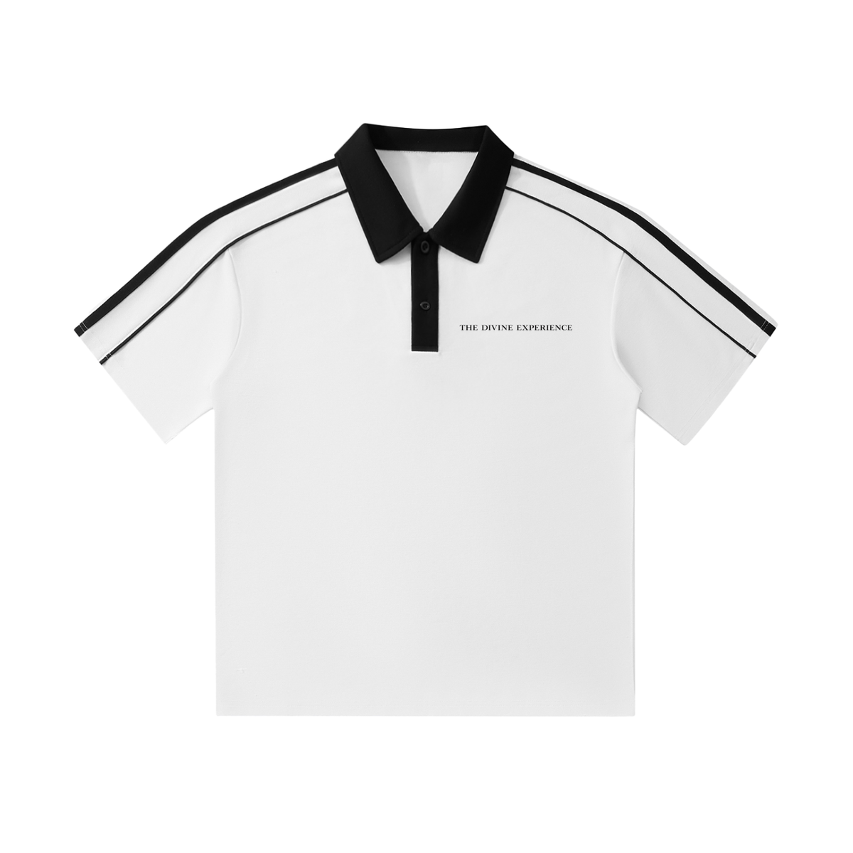 PROFESSIONAL POSER Contrast Collar Short-Sleeve Polo Shirt