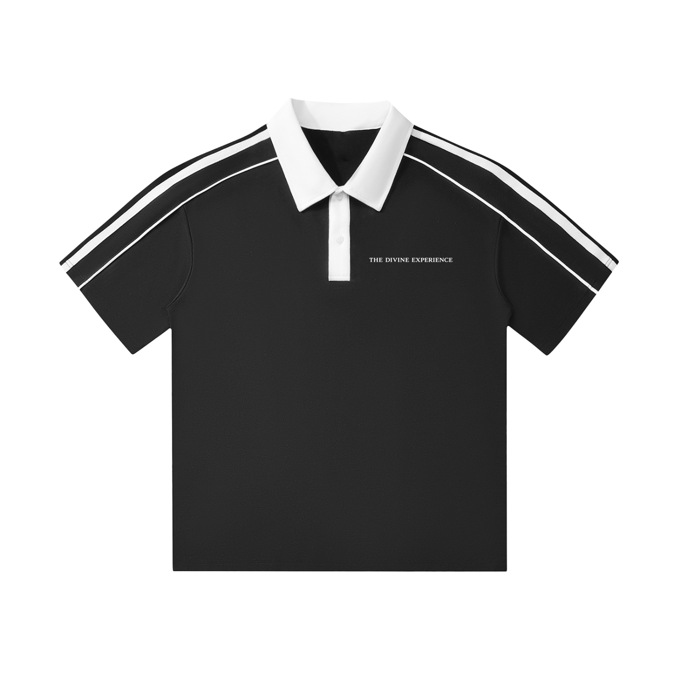 PROFESSIONAL POSER Contrast Collar Short-Sleeve Polo Shirt