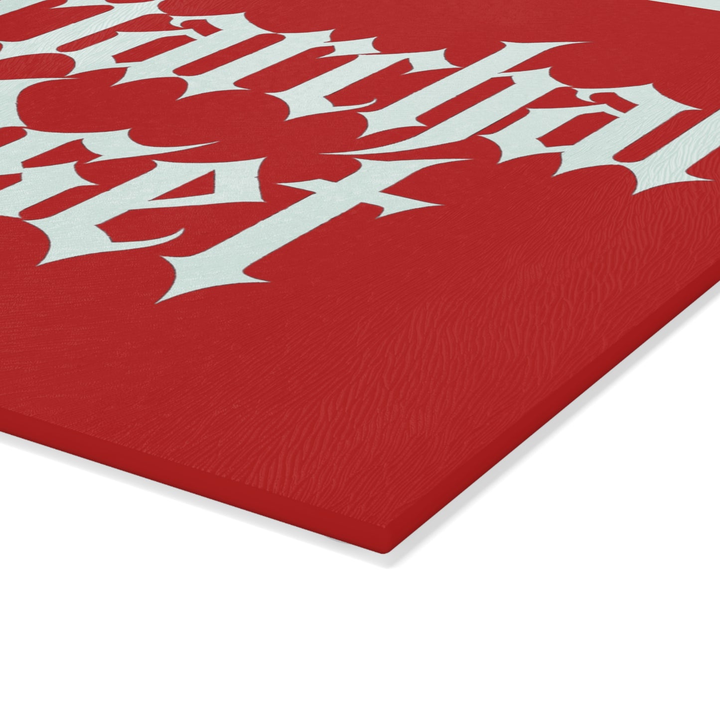 MATRIARCHAL MINDSET Glass Cutting Board — Bold Feminist Kitchen Décor