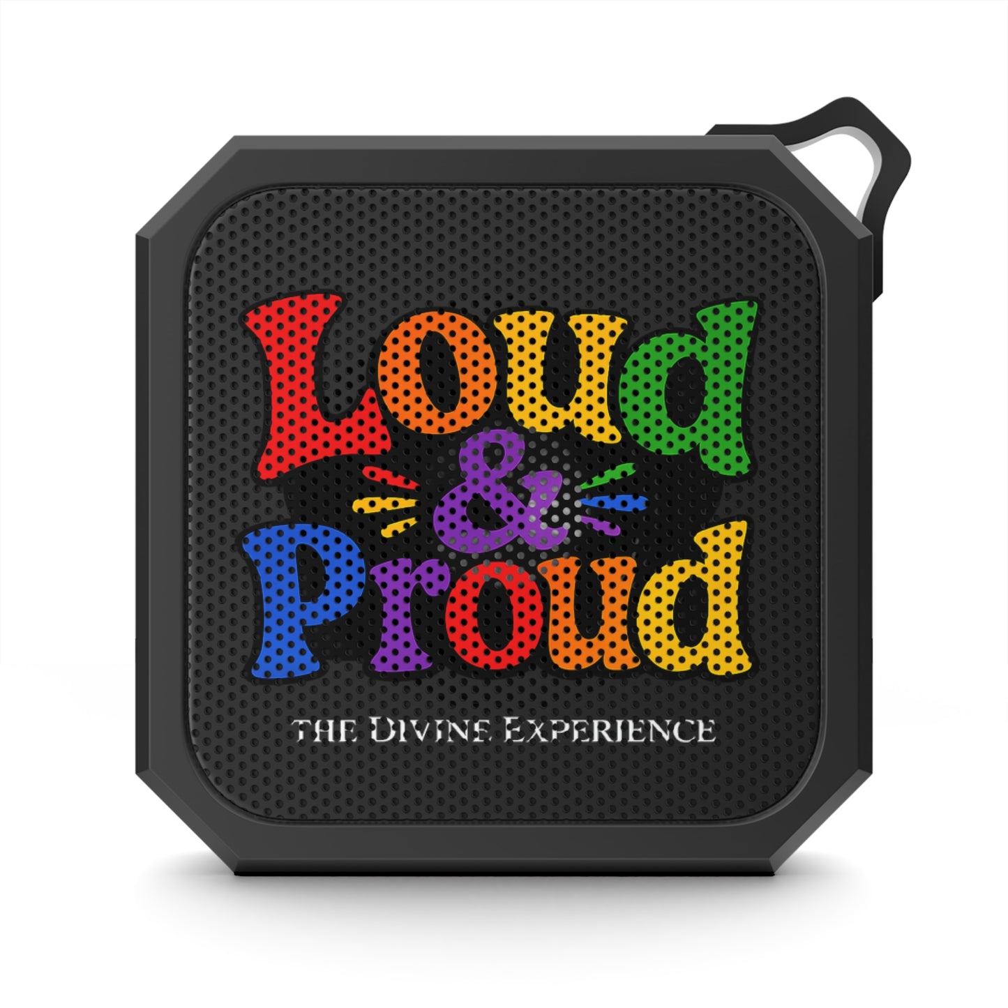 LOUD & PROUD LGBTQ Portable Bluetooth Speaker — Waterproof Outdoor Speaker with LGBTQ Design