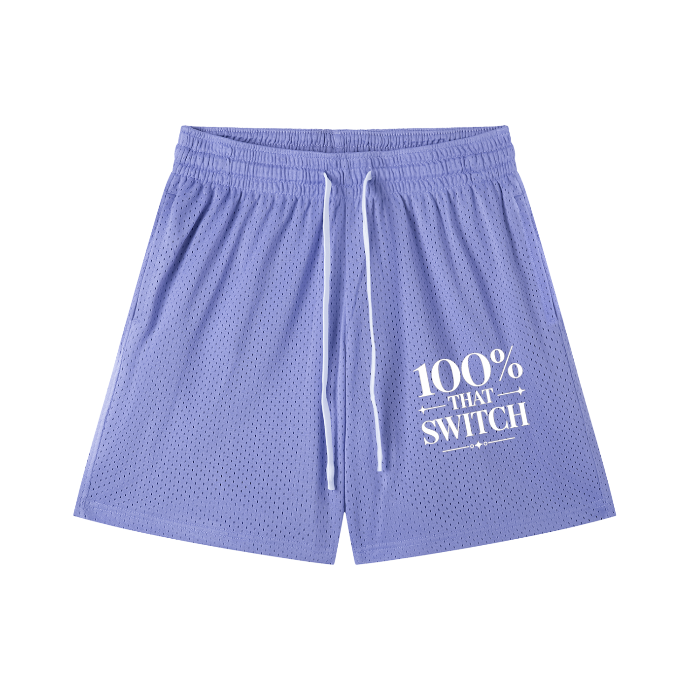 100% THAT SWITCH Mesh Drawstring Shorts