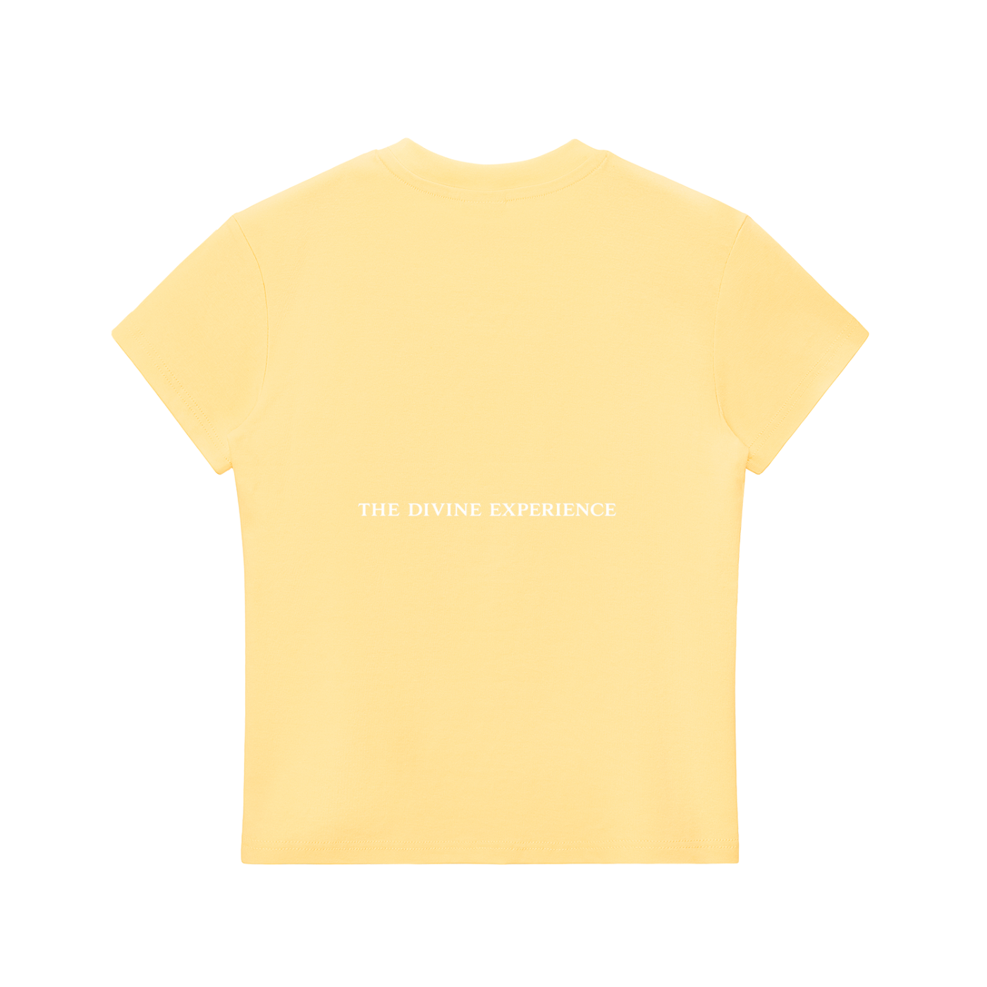 MY EYES ARE UP HERE Essential Bodycon Crewneck T-Shirt