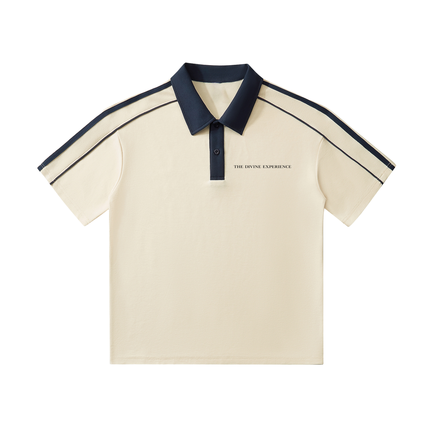 PROFESSIONAL POSER Contrast Collar Short-Sleeve Polo Shirt