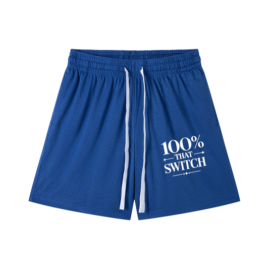 100% THAT SWITCH Mesh Drawstring Shorts