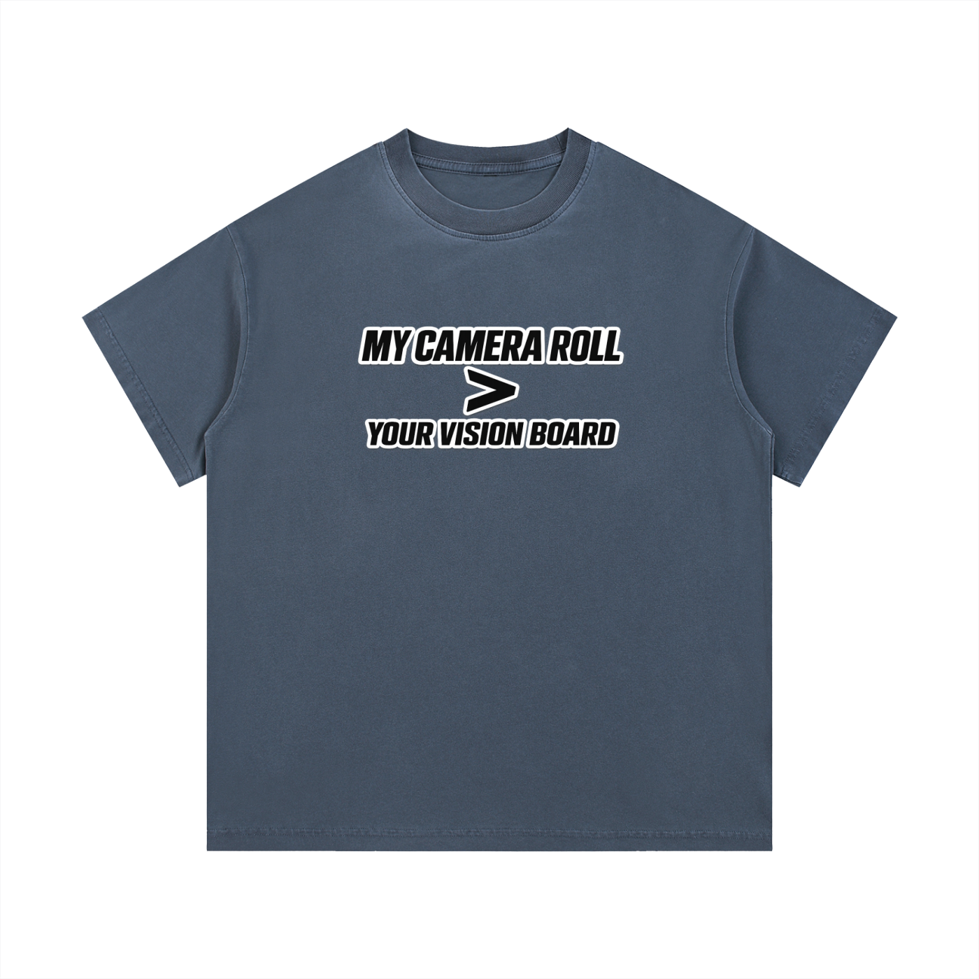 VISION BOARD Vintage Wash Cotton T-Shirt